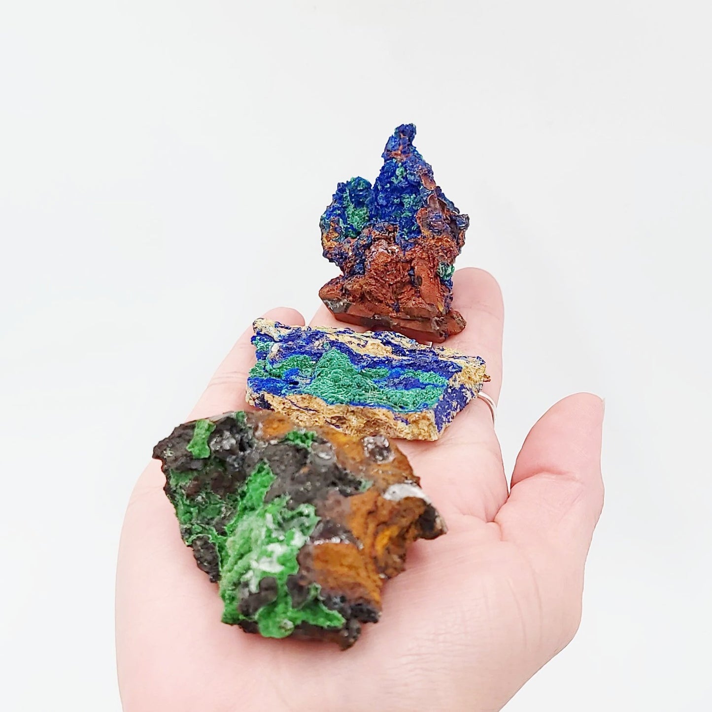 Azurite Cluster Geode Specimen medium - Elevated Metaphysical