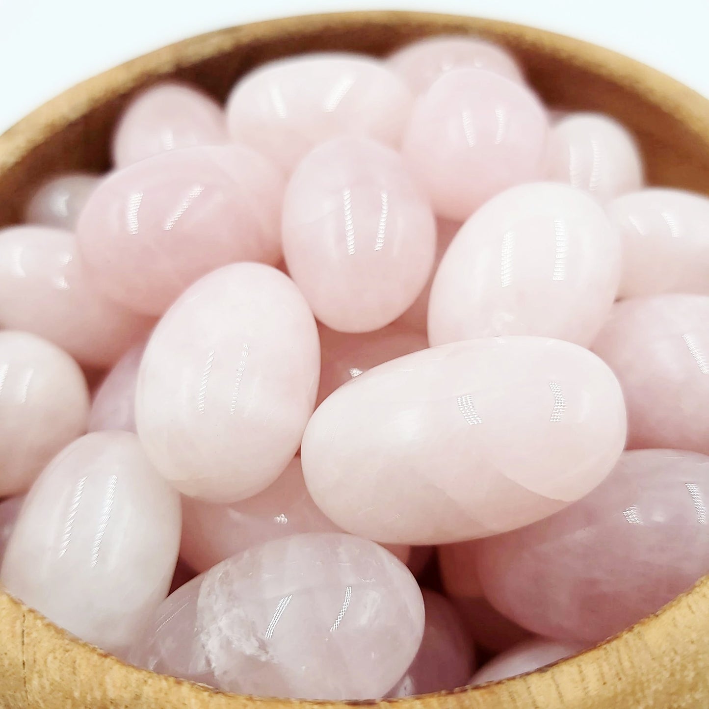 Rose Quartz Tumbled Stone HQ - Elevated Metaphysical