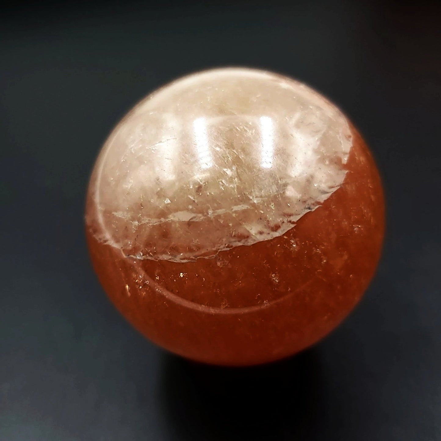 Golden Healer Sphere 2.15" 55mm 8.2oz 230g - Elevated Metaphysical