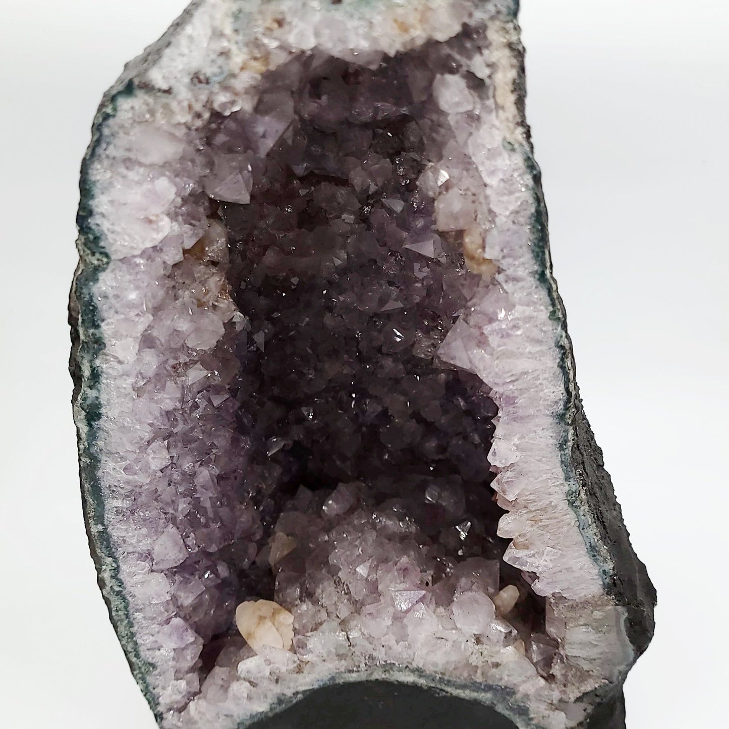 Amethyst Geode Cathedral Crystal Polished 12" 30cm 16.3lbs 7.4kg - Elevated Metaphysical