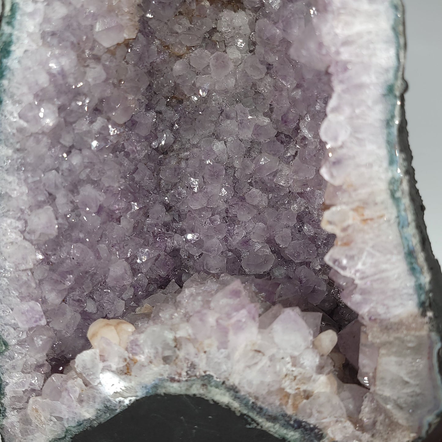 Amethyst Geode Cathedral Crystal Polished 12" 30cm 16.3lbs 7.4kg - Elevated Metaphysical