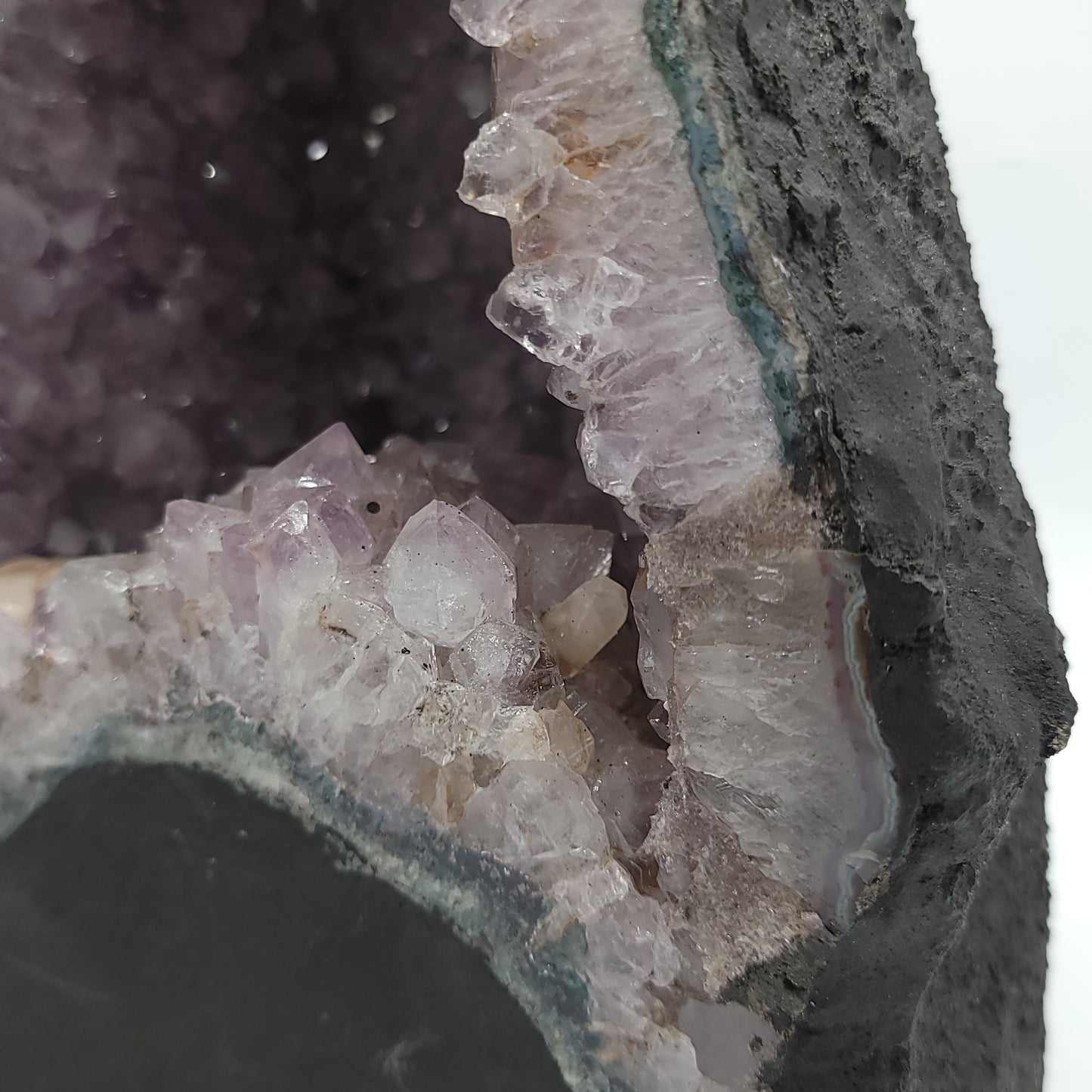 Amethyst Geode Cathedral Crystal Polished 12" 30cm 16.3lbs 7.4kg - Elevated Metaphysical
