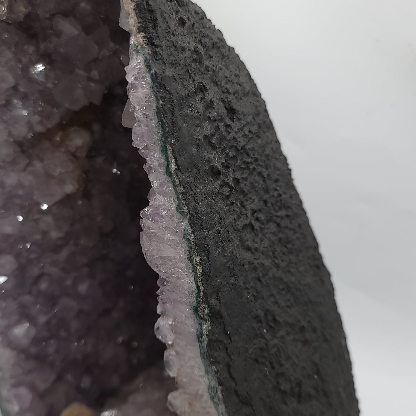 Amethyst Geode Cathedral Crystal Polished 12" 30cm 16.3lbs 7.4kg - Elevated Metaphysical