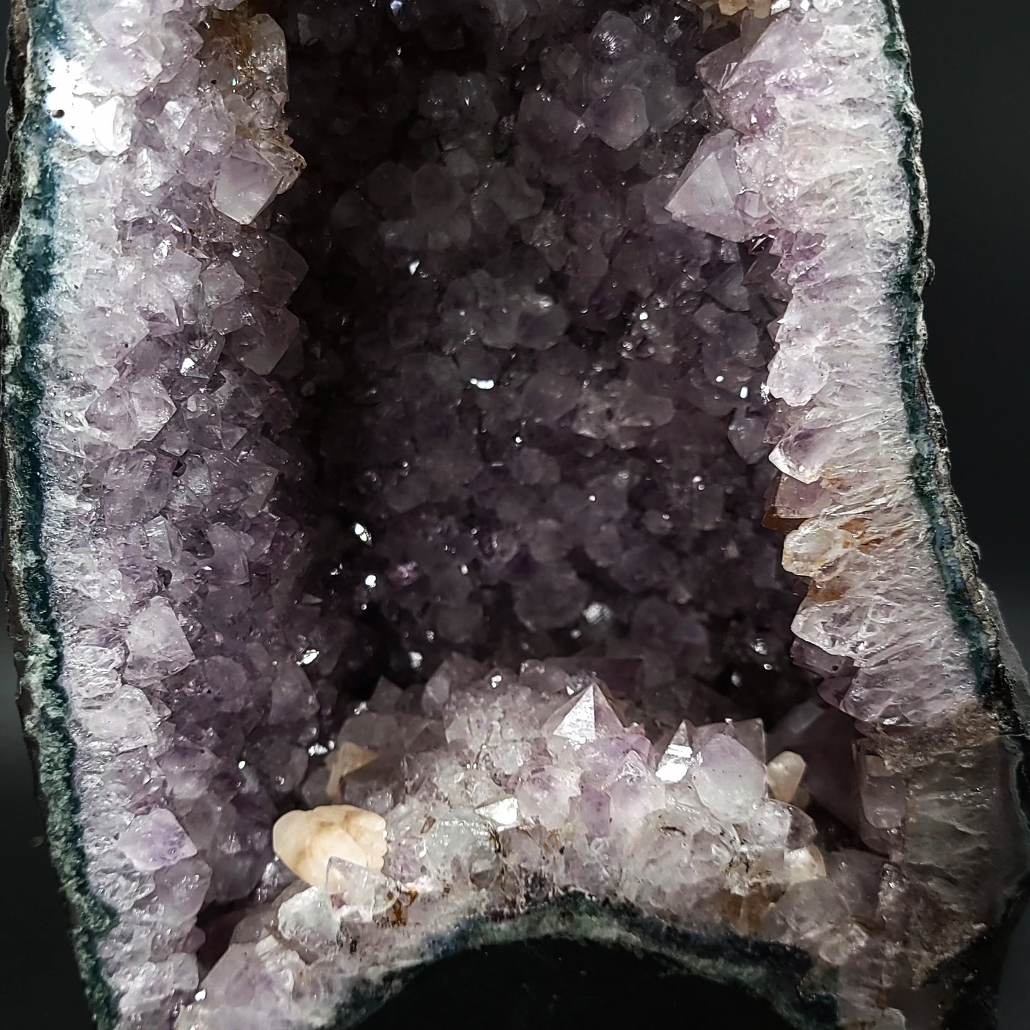Amethyst Geode Cathedral Crystal Polished 12" 30cm 16.3lbs 7.4kg - Elevated Metaphysical