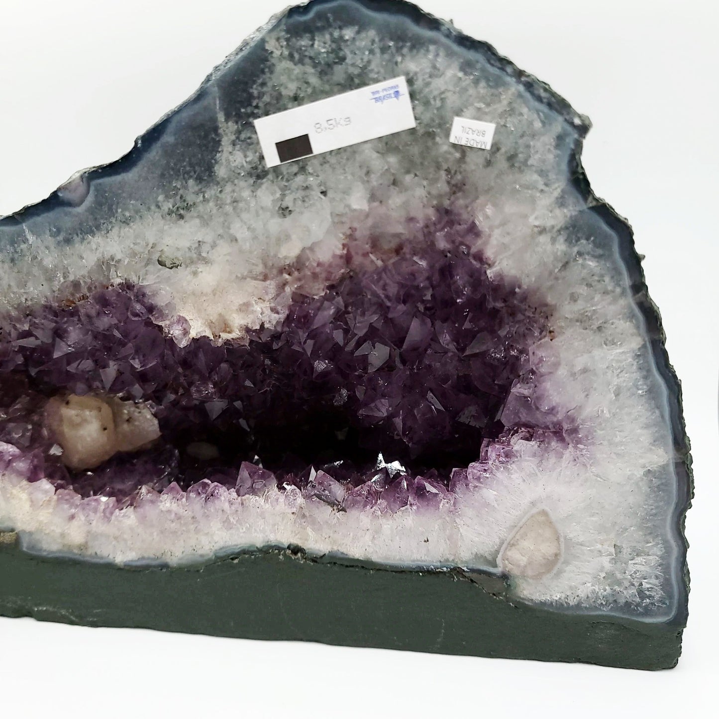 Amethyst Geode Cathedral Crystal Polished 8" 20cm 18.8lbs 8.5kg - Elevated Metaphysical