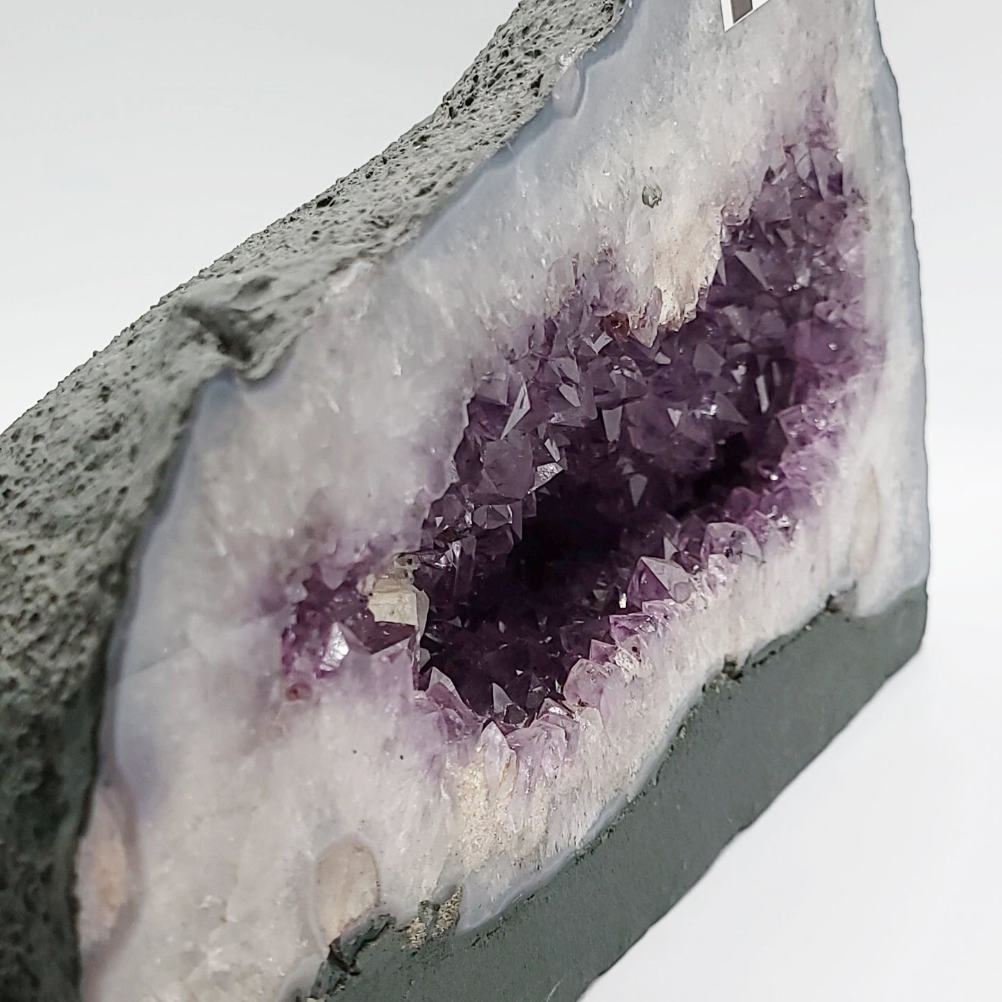 Amethyst Geode Cathedral Crystal Polished 8" 20cm 18.8lbs 8.5kg - Elevated Metaphysical