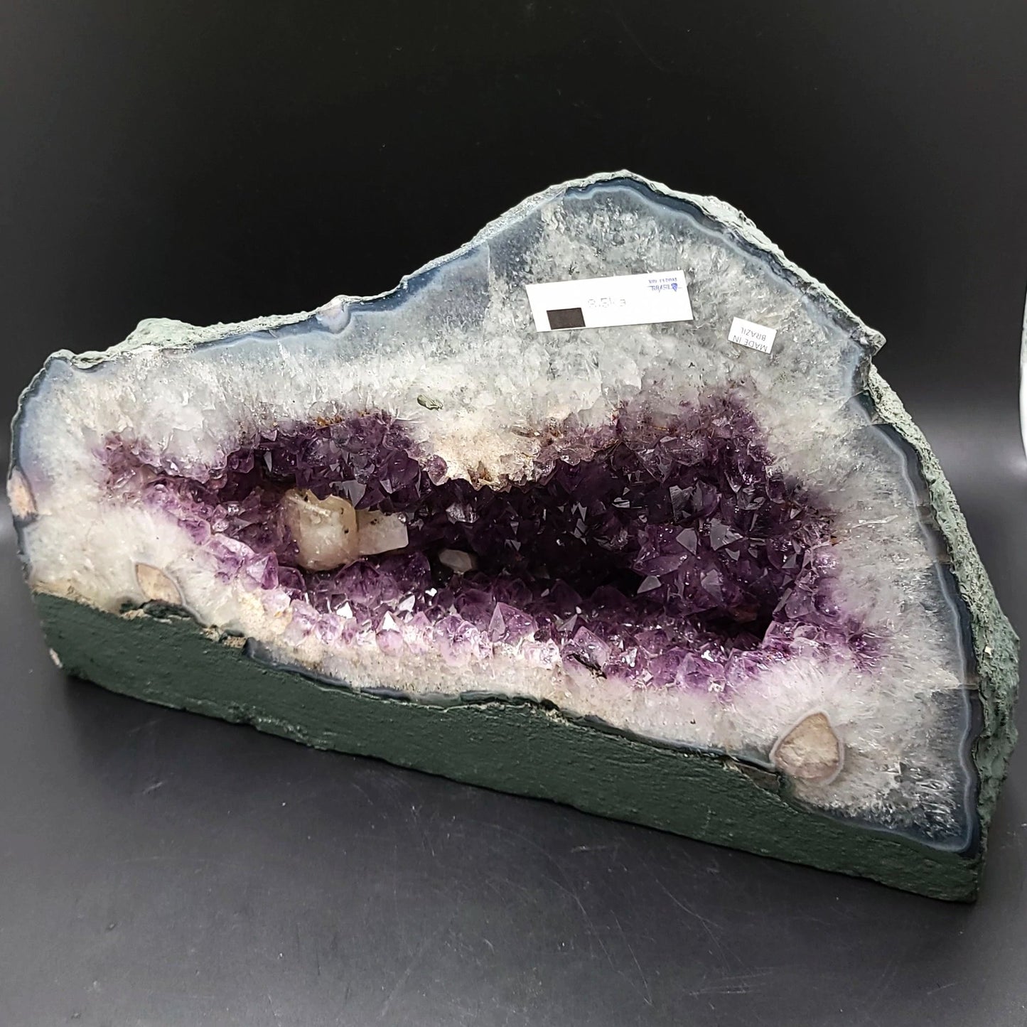 Amethyst Geode Cathedral Crystal Polished 8" 20cm 18.8lbs 8.5kg - Elevated Metaphysical