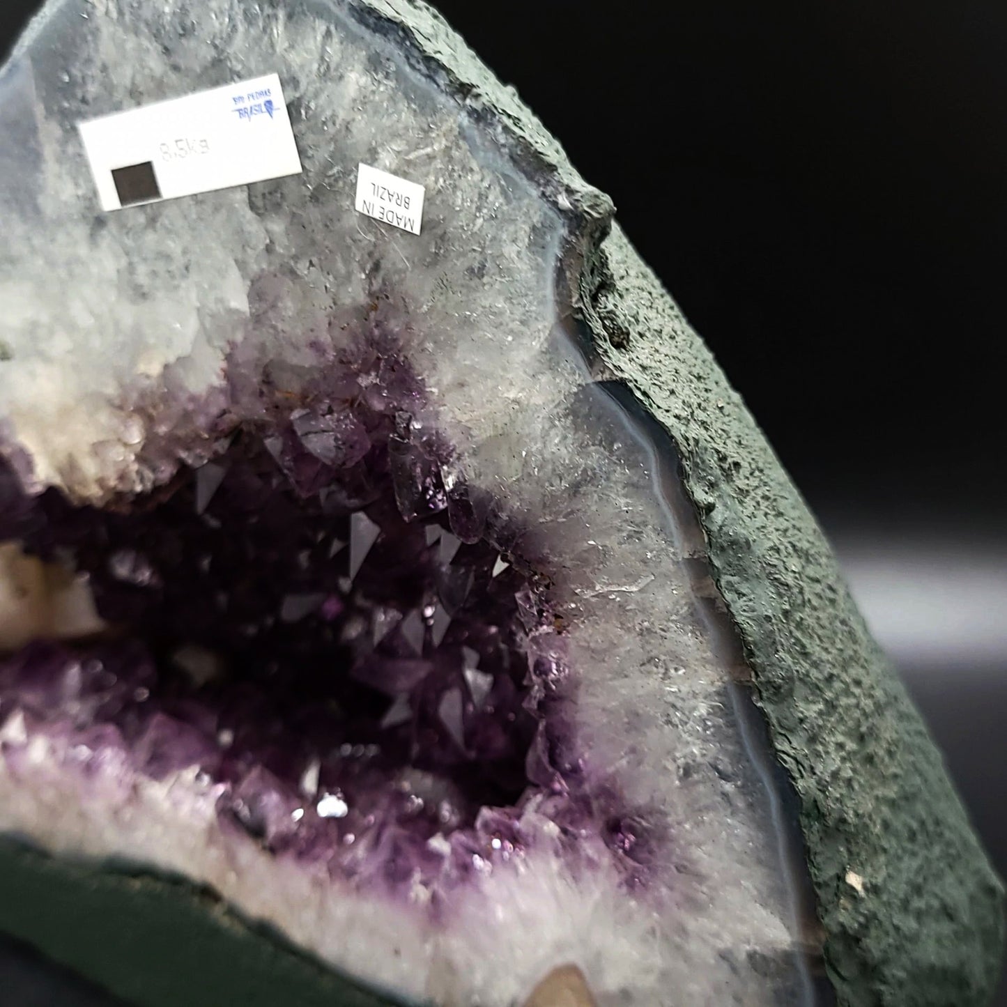 Amethyst Geode Cathedral Crystal Polished 8" 20cm 18.8lbs 8.5kg - Elevated Metaphysical