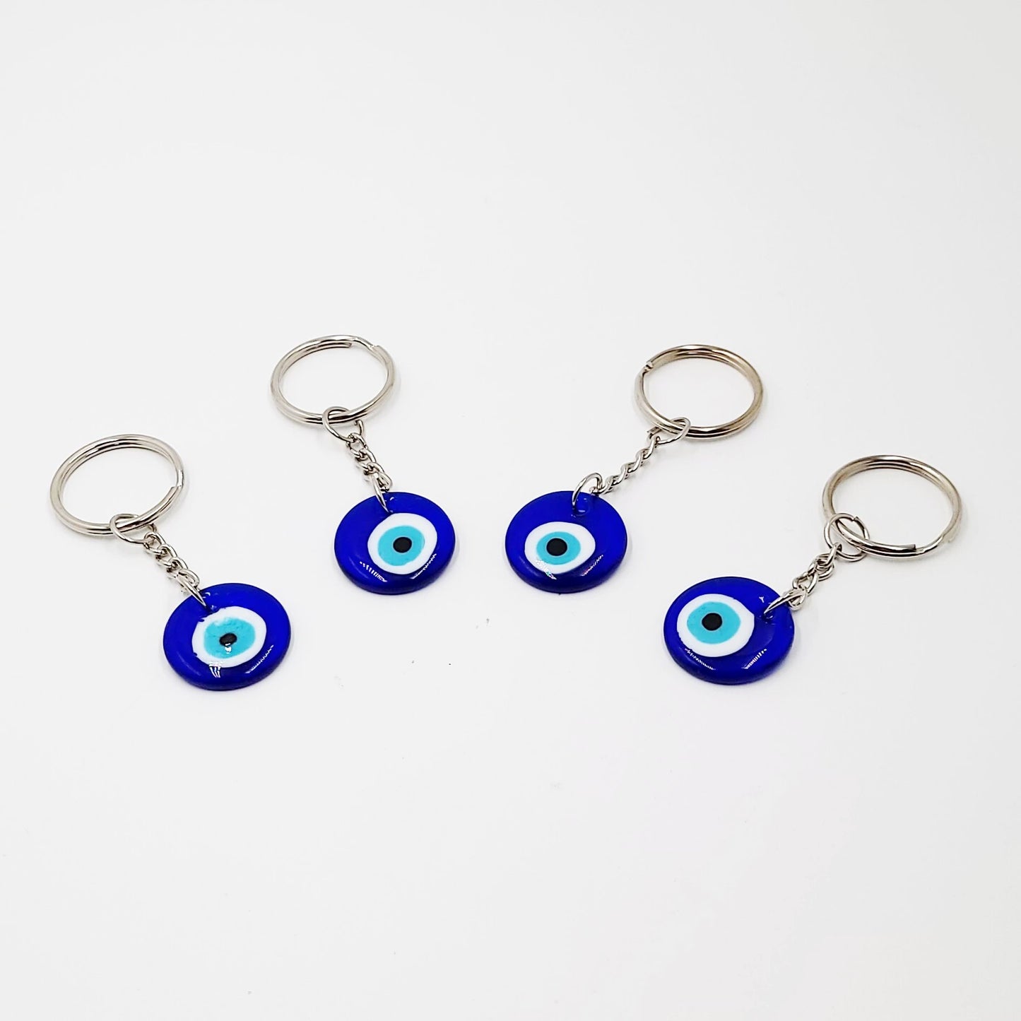 Evil Eye Keychain Blue Medium - Elevated Metaphysical