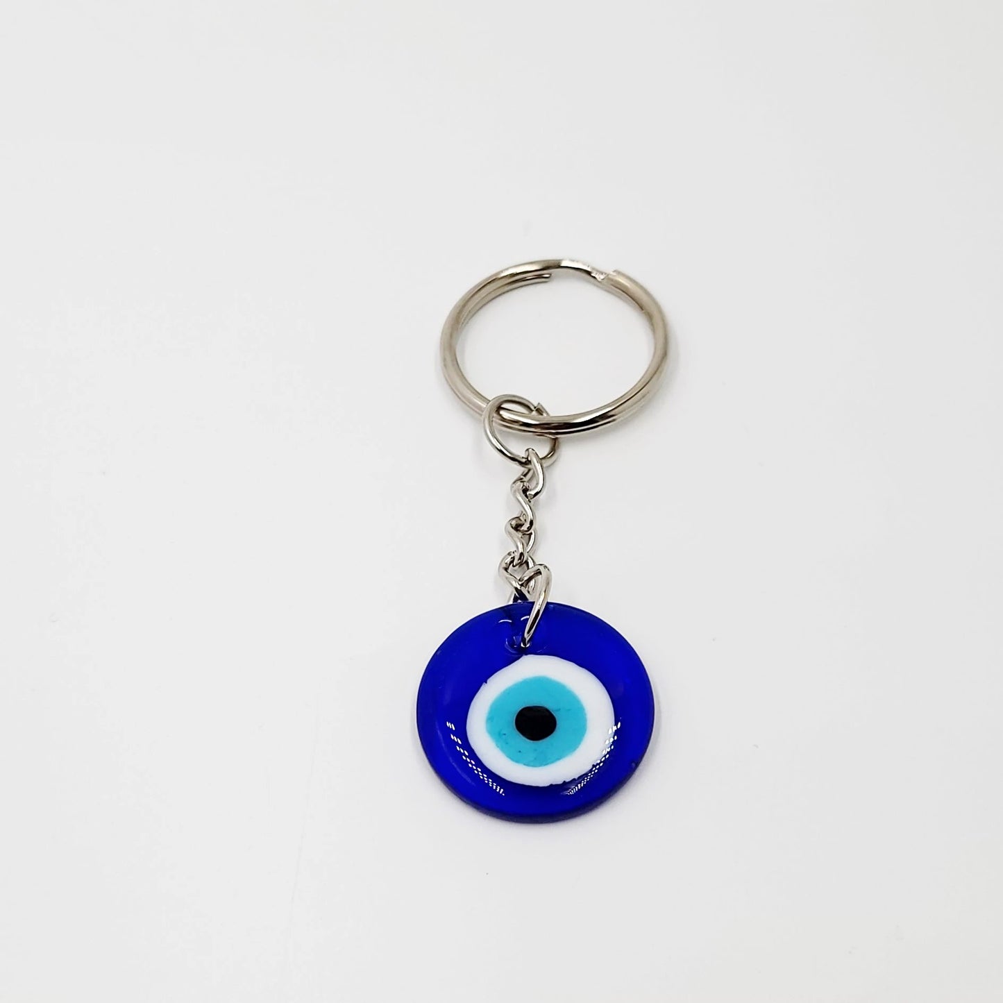 Evil Eye Keychain Blue Medium - Elevated Metaphysical