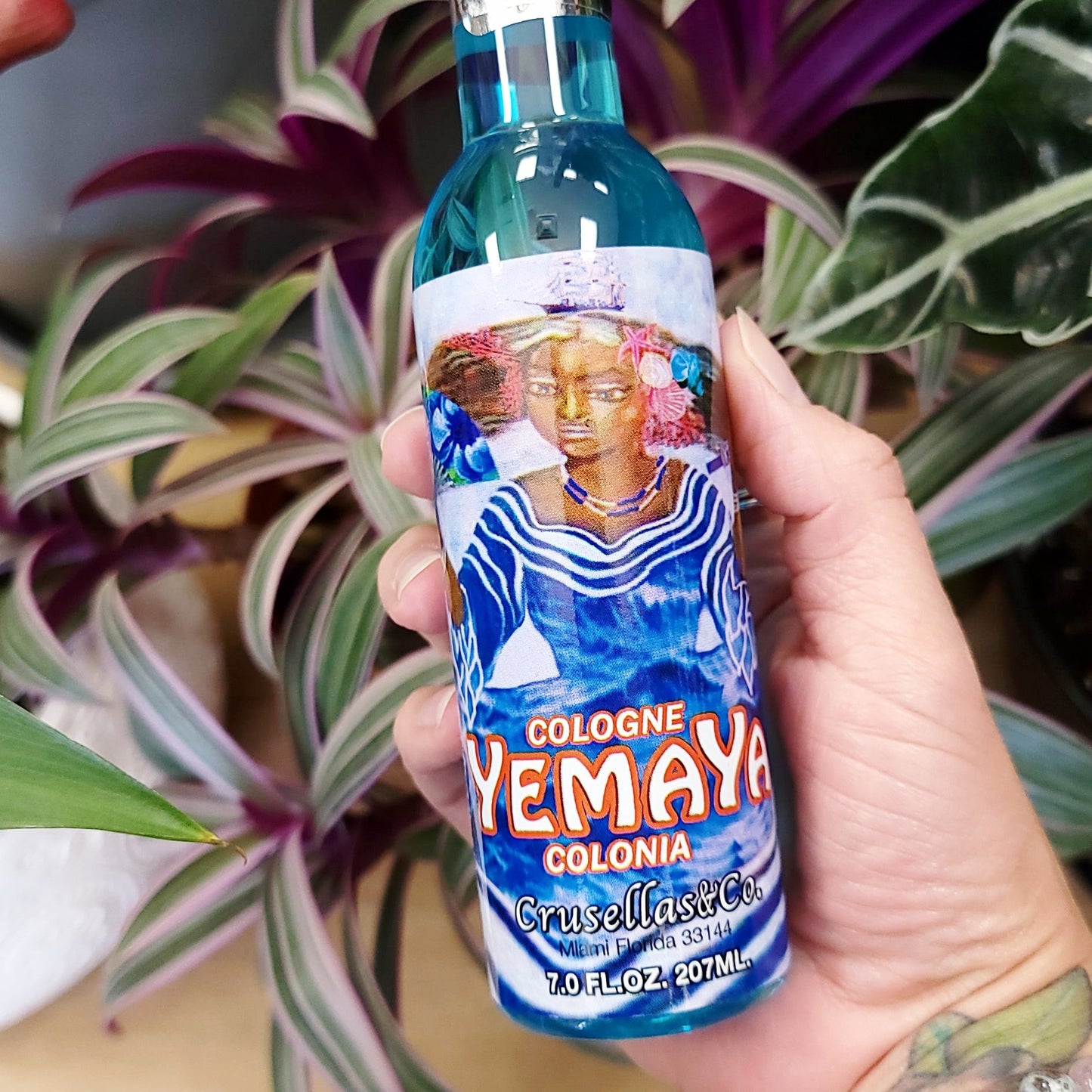 Yemaya Cologne 7oz 207ml Spiritual Cologne de Crusellas - Elevated Metaphysical