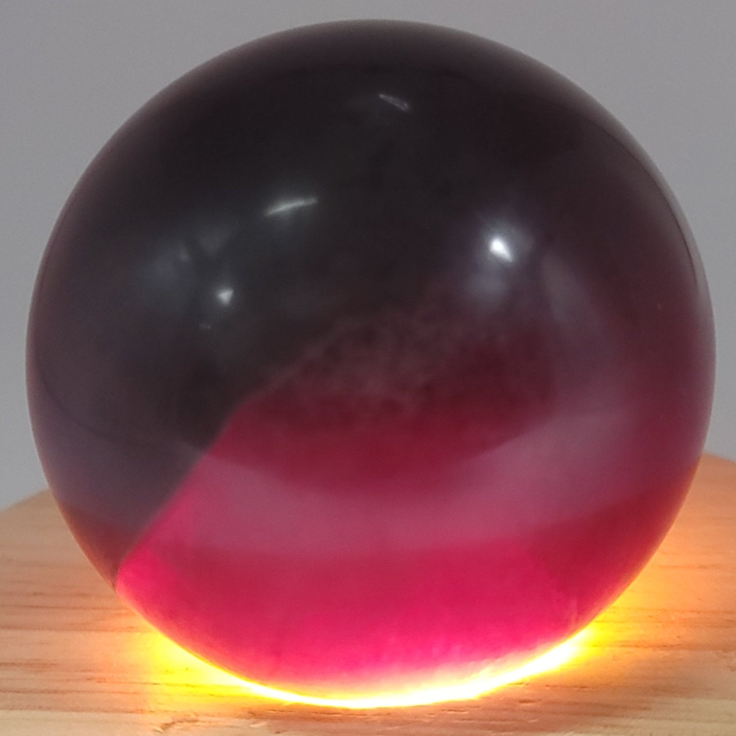 Red Fluorite Sphere Yellow Fluorite 60mm 325g