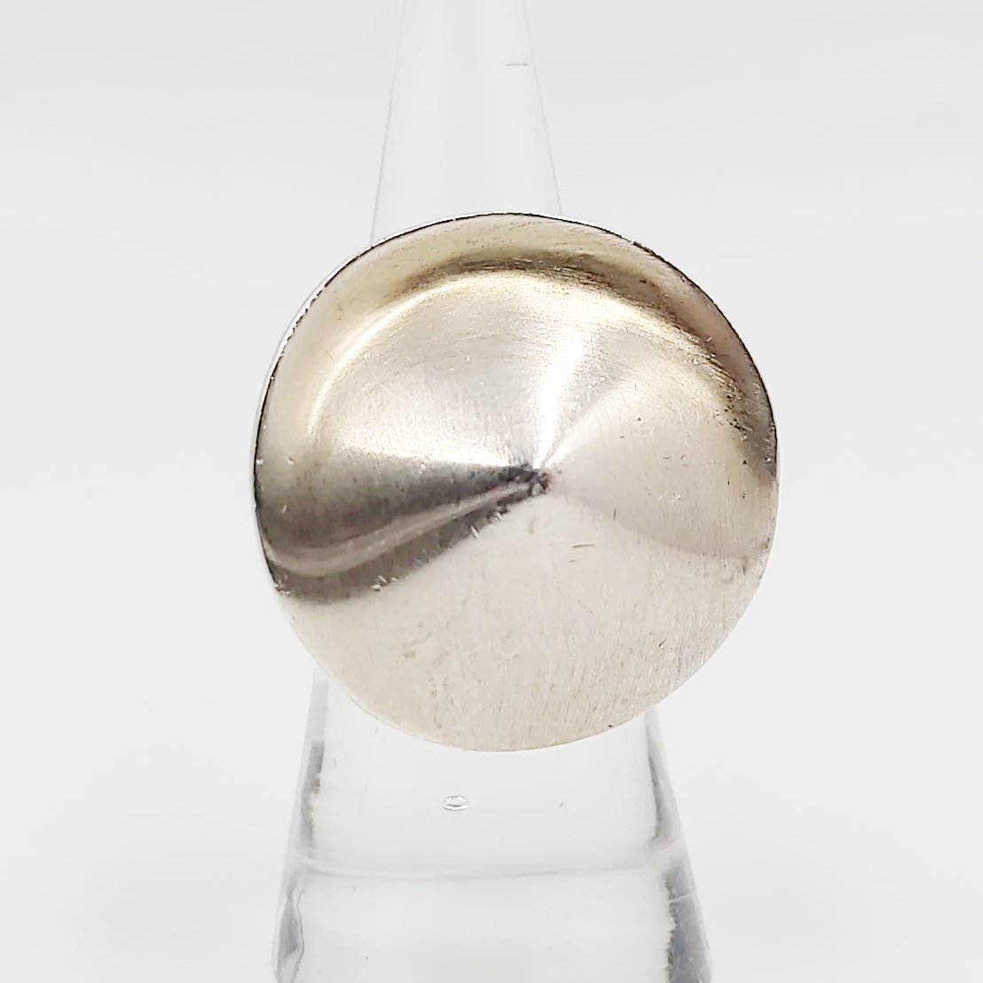 Dome Ring Sterling Silver Free Form Band - Elevated Metaphysical