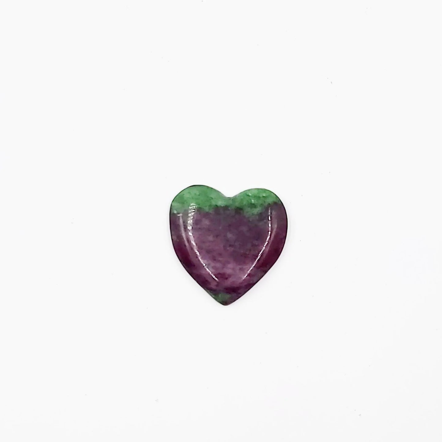 Ruby Zoisite Cabochon Heart Polished Cut Stone - Elevated Metaphysical