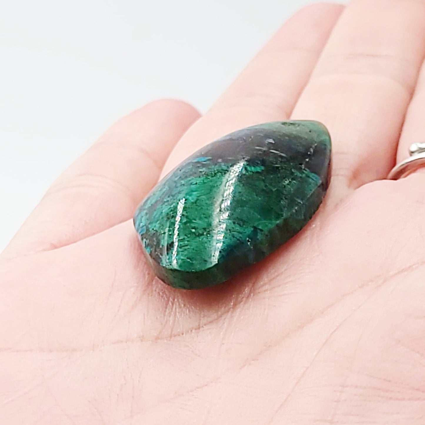 Chrysocolla Cabochon Free Form "Oval" Polished Cut Stone