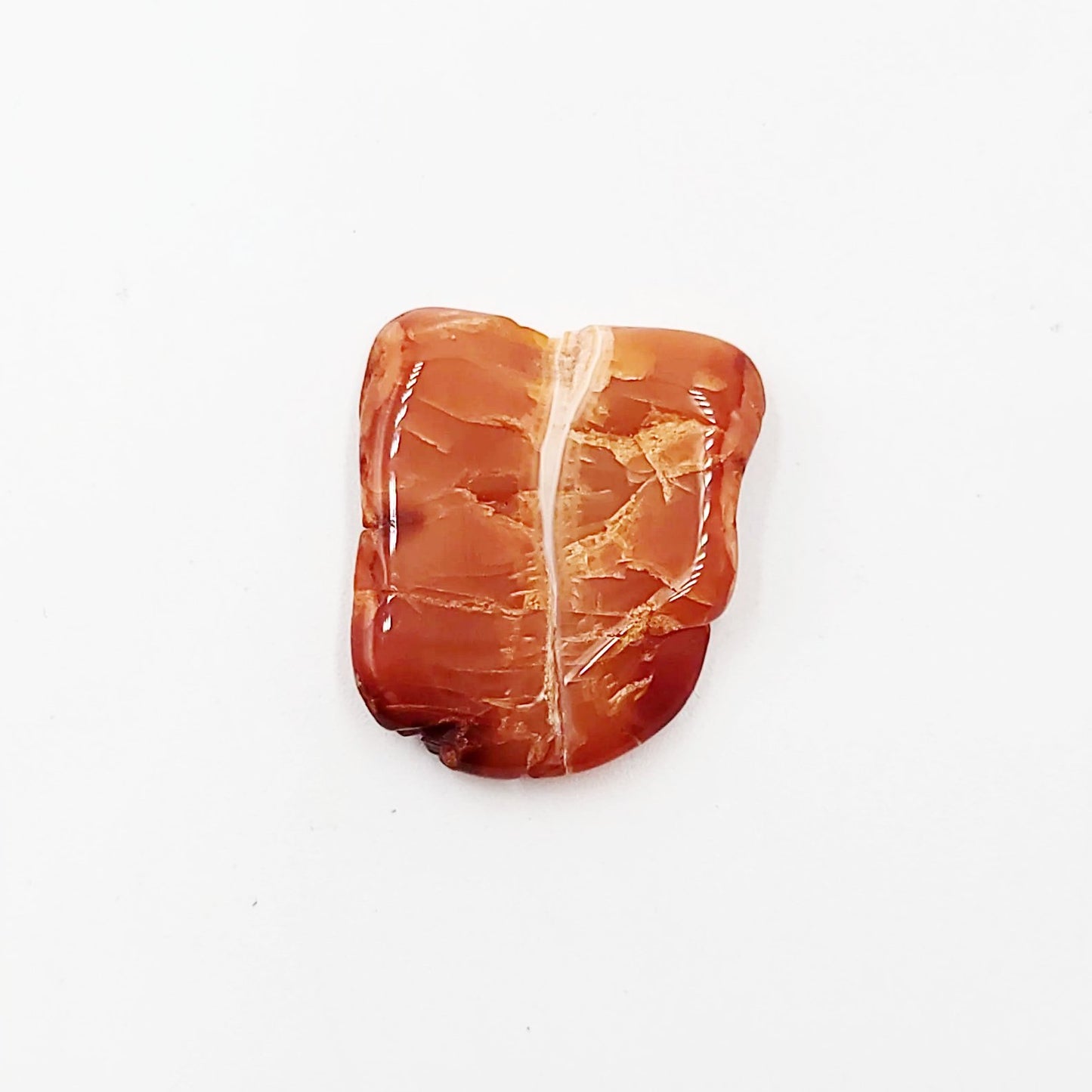 Carnelian Cabochon Free Form "Small" Polished Cut Stone - Elevated Metaphysical