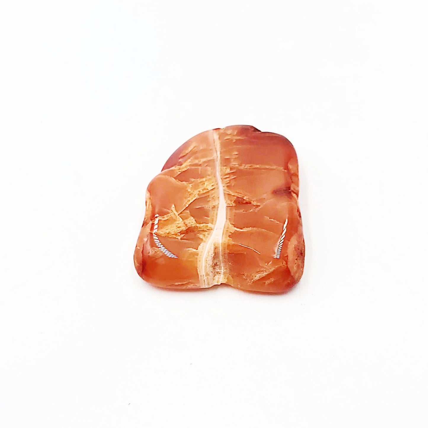 Carnelian Cabochon Free Form "Small" Polished Cut Stone - Elevated Metaphysical
