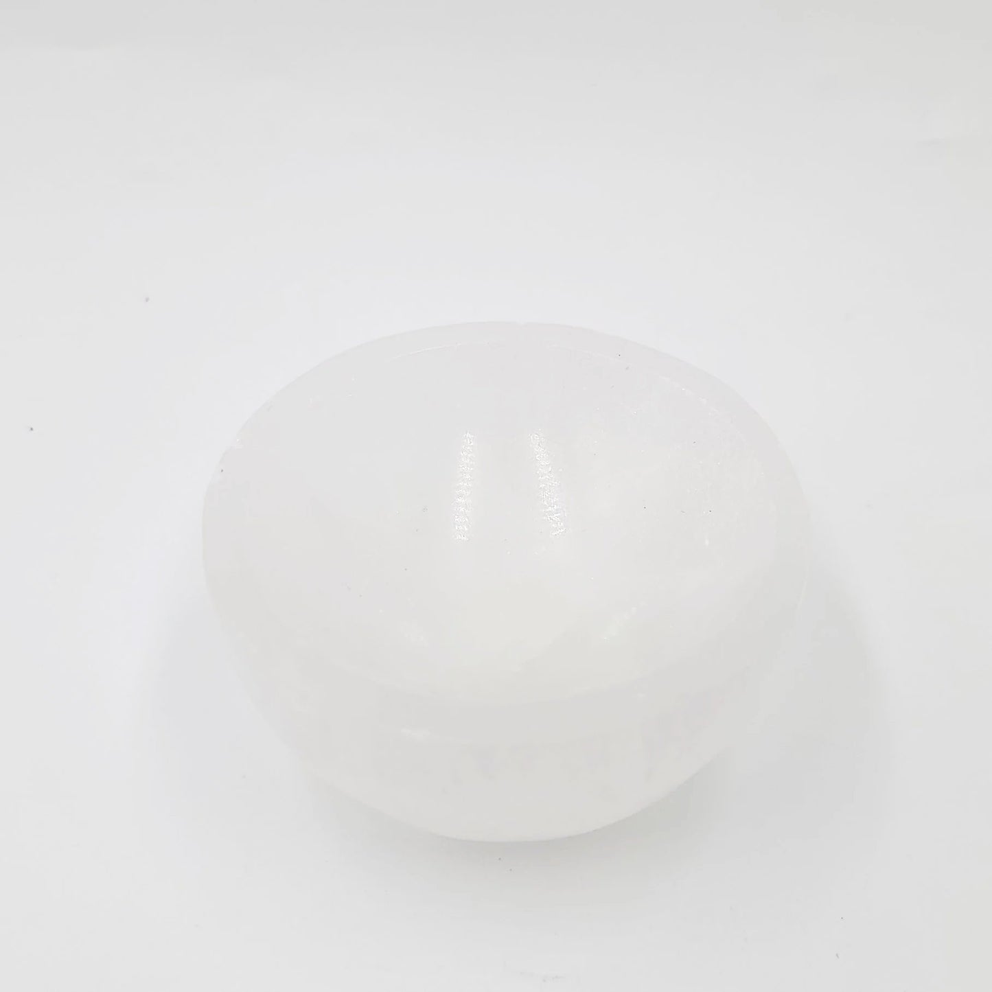 Selenite Bowl Round 2.5" 6.5cm Cleansing Charging Tray - Elevated Metaphysical
