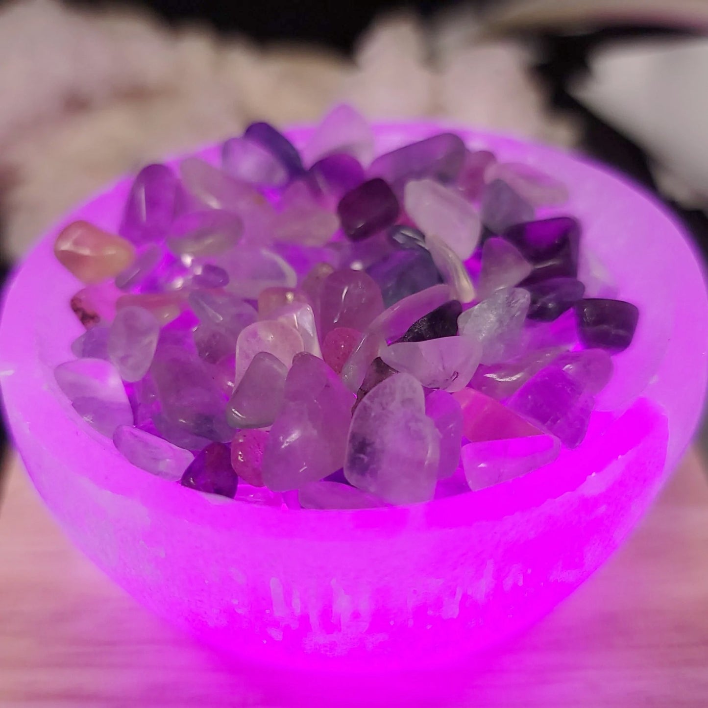 Selenite Bowl Round 2.5" 6.5cm Cleansing Charging Tray - Elevated Metaphysical
