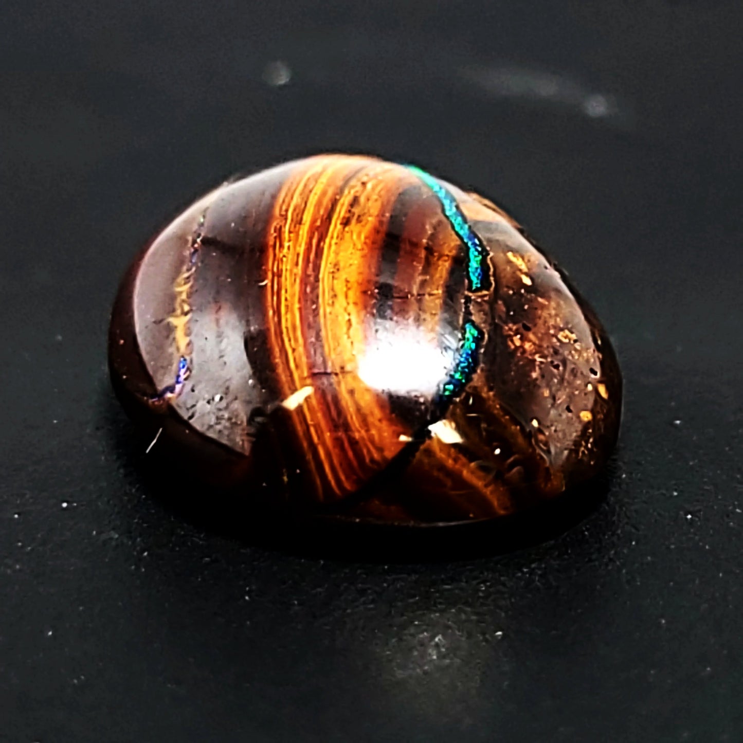 Koroit Nut Boulder Opal 11.5ct Cabochon Oval Polished Cut Stone - Elevated Metaphysical