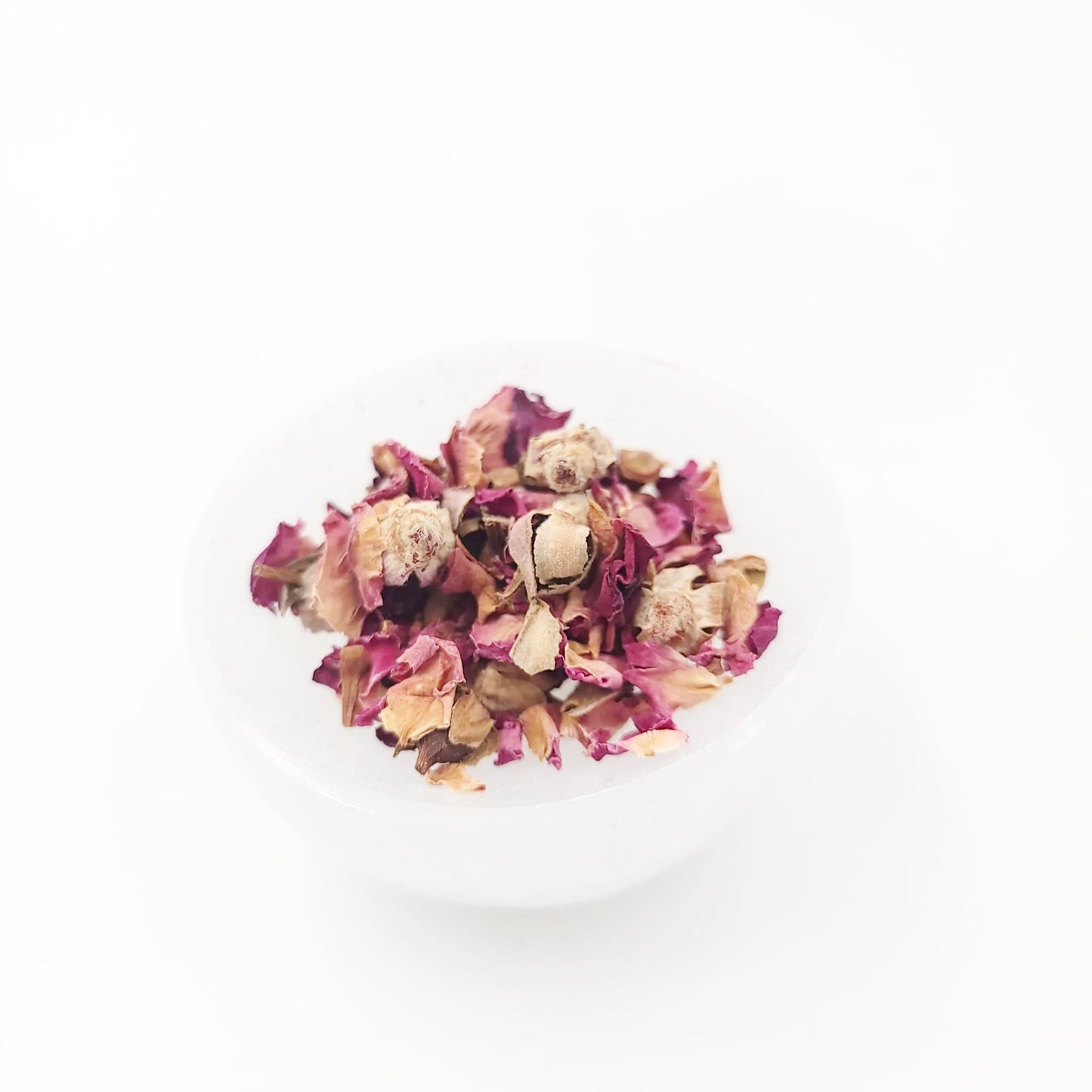 Red Rose Bud & Petals Flower