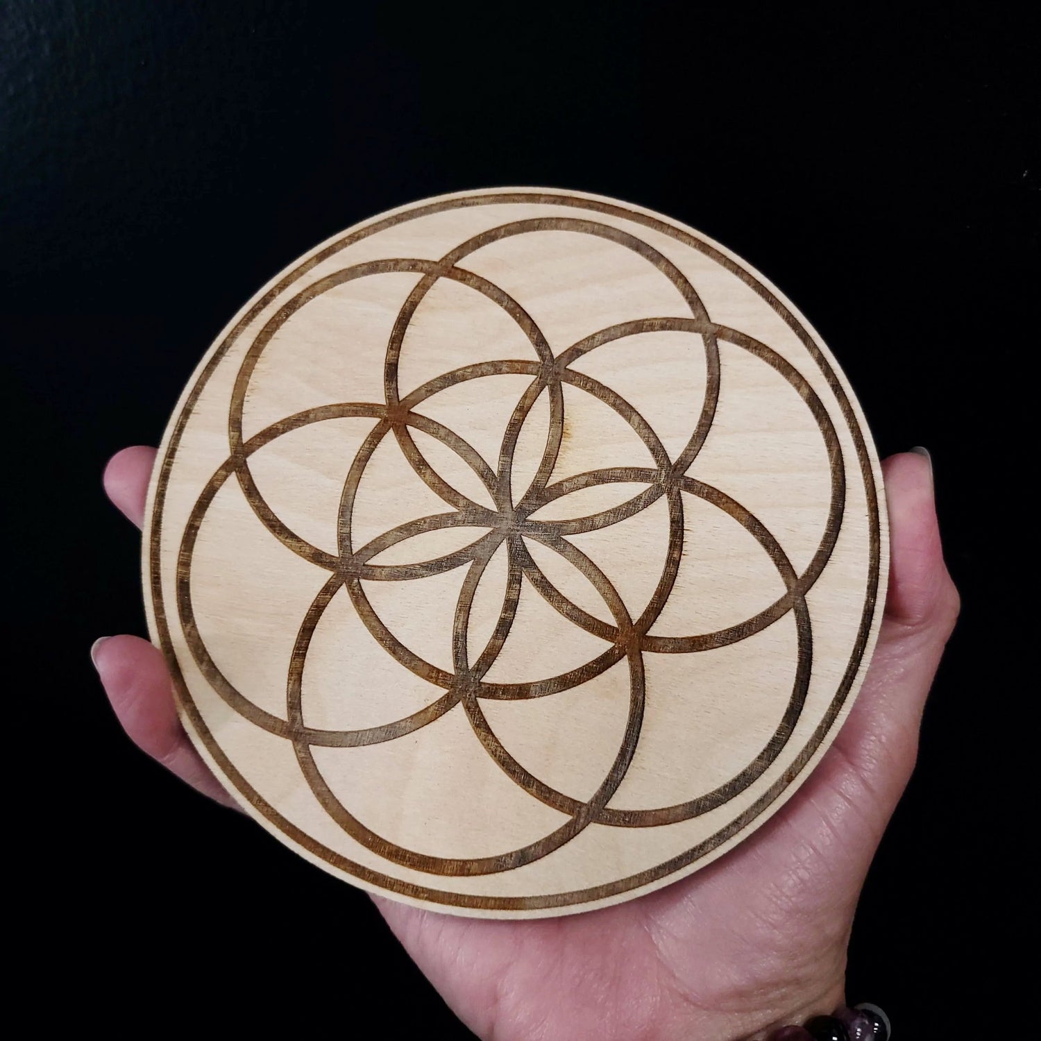 Crystal Grid Board Scrying Board - Elevated Metaphysical