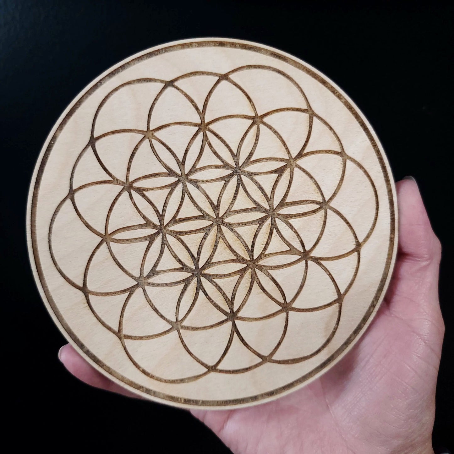 Crystal Grid Board Scrying Board - Elevated Metaphysical