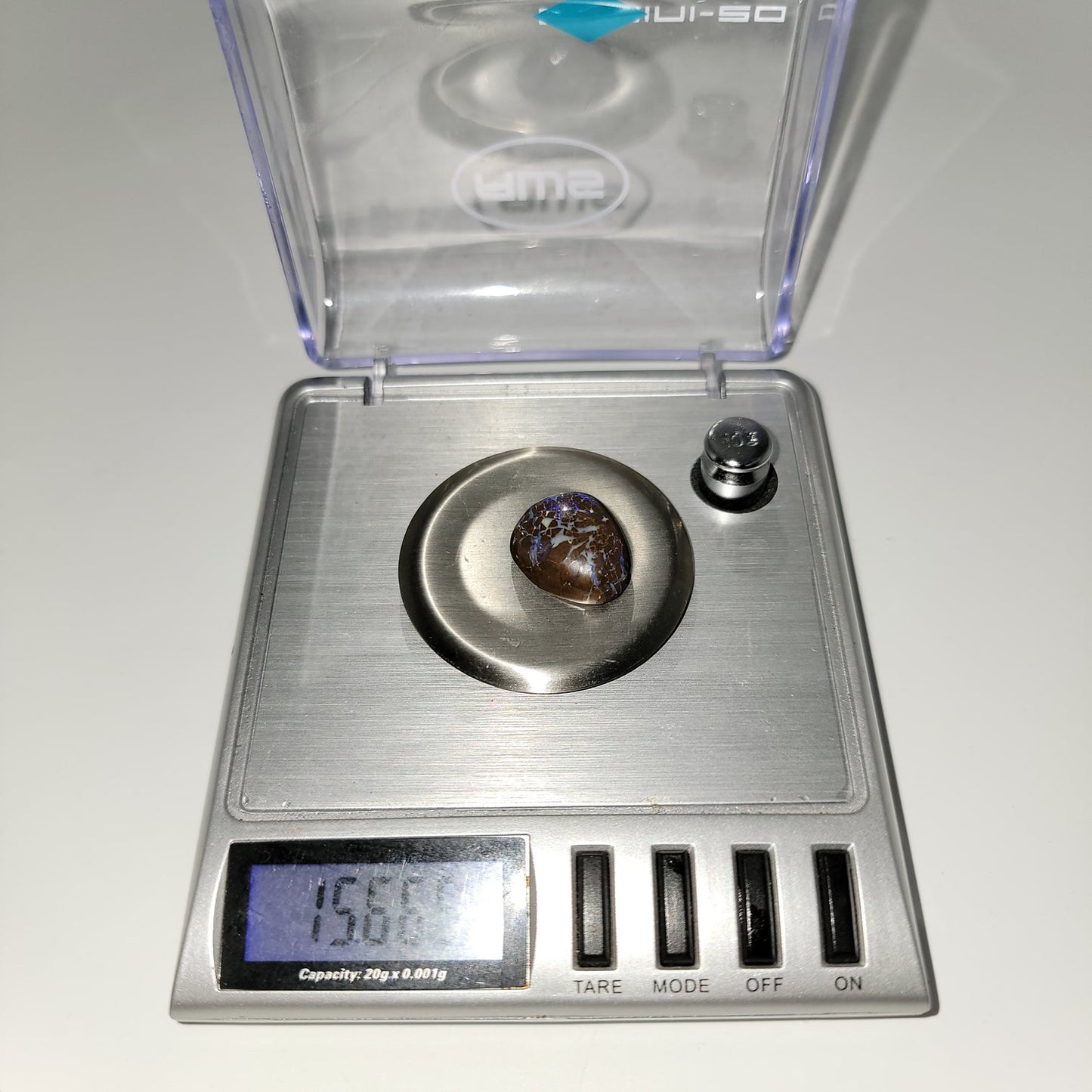 Purple Boulder Opal 15.8ct Cabochon Winton Matrix Free Form Polished Cut Stone - Elevated Metaphysical