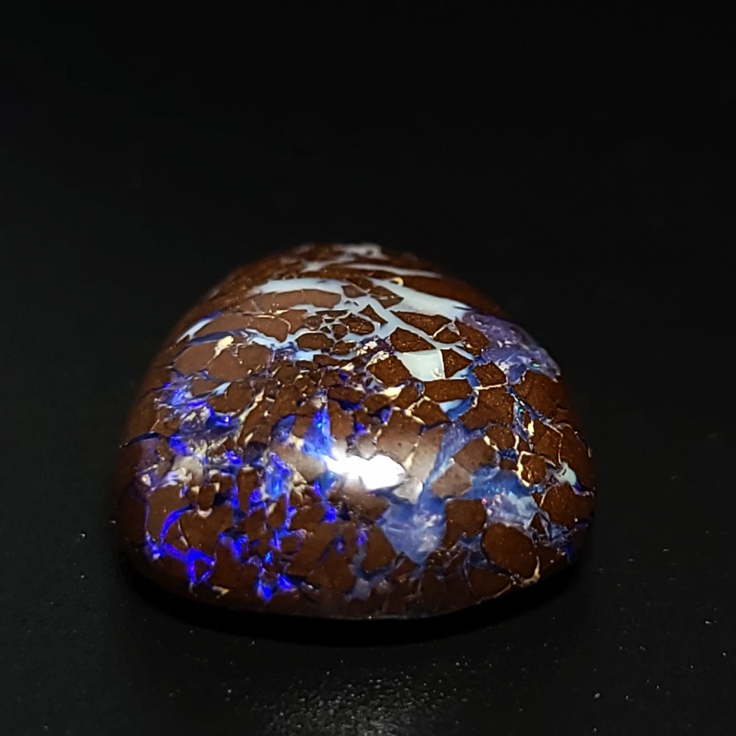 Purple Boulder Opal 15.8ct Cabochon Winton Matrix Free Form Polished Cut Stone - Elevated Metaphysical