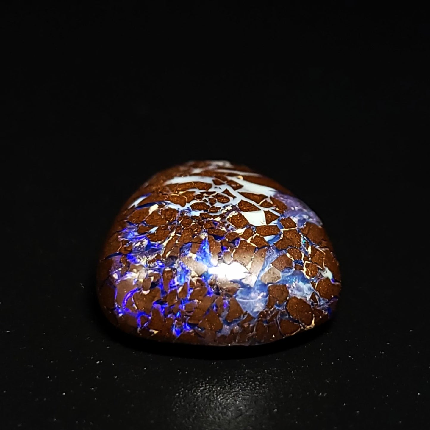 Purple Boulder Opal 15.8ct Cabochon Winton Matrix Free Form Polished Cut Stone - Elevated Metaphysical