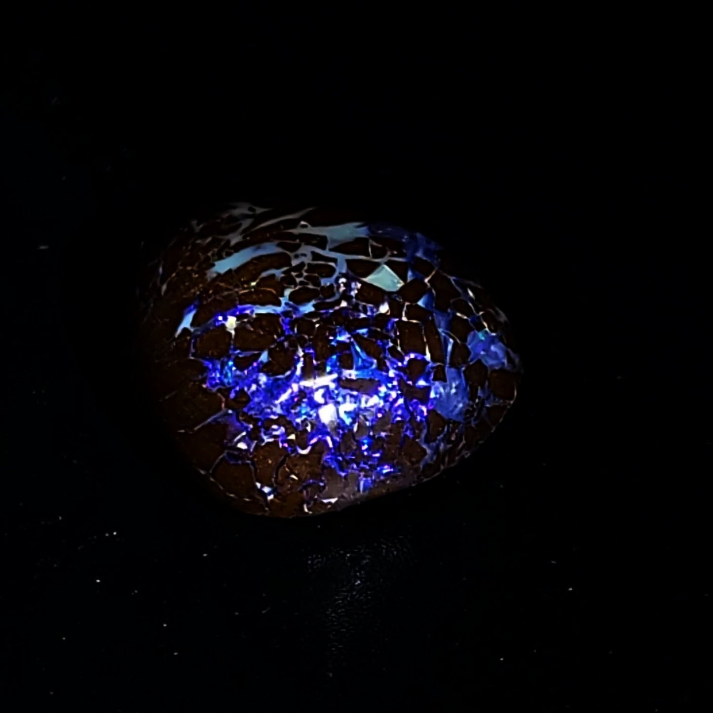 Purple Boulder Opal 15.8ct Cabochon Winton Matrix Free Form Polished Cut Stone - Elevated Metaphysical