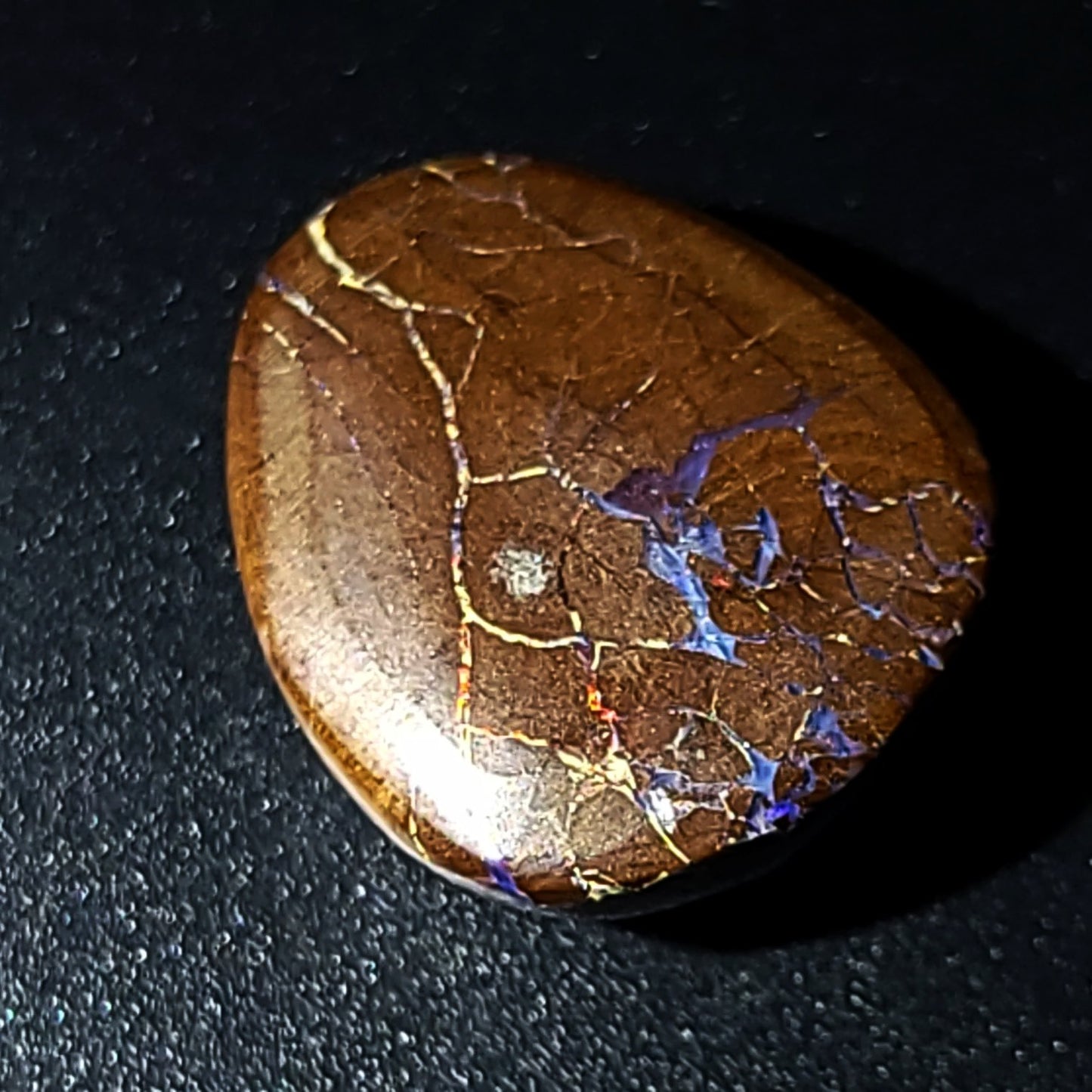 Purple Boulder Opal 15.8ct Cabochon Winton Matrix Free Form Polished Cut Stone - Elevated Metaphysical