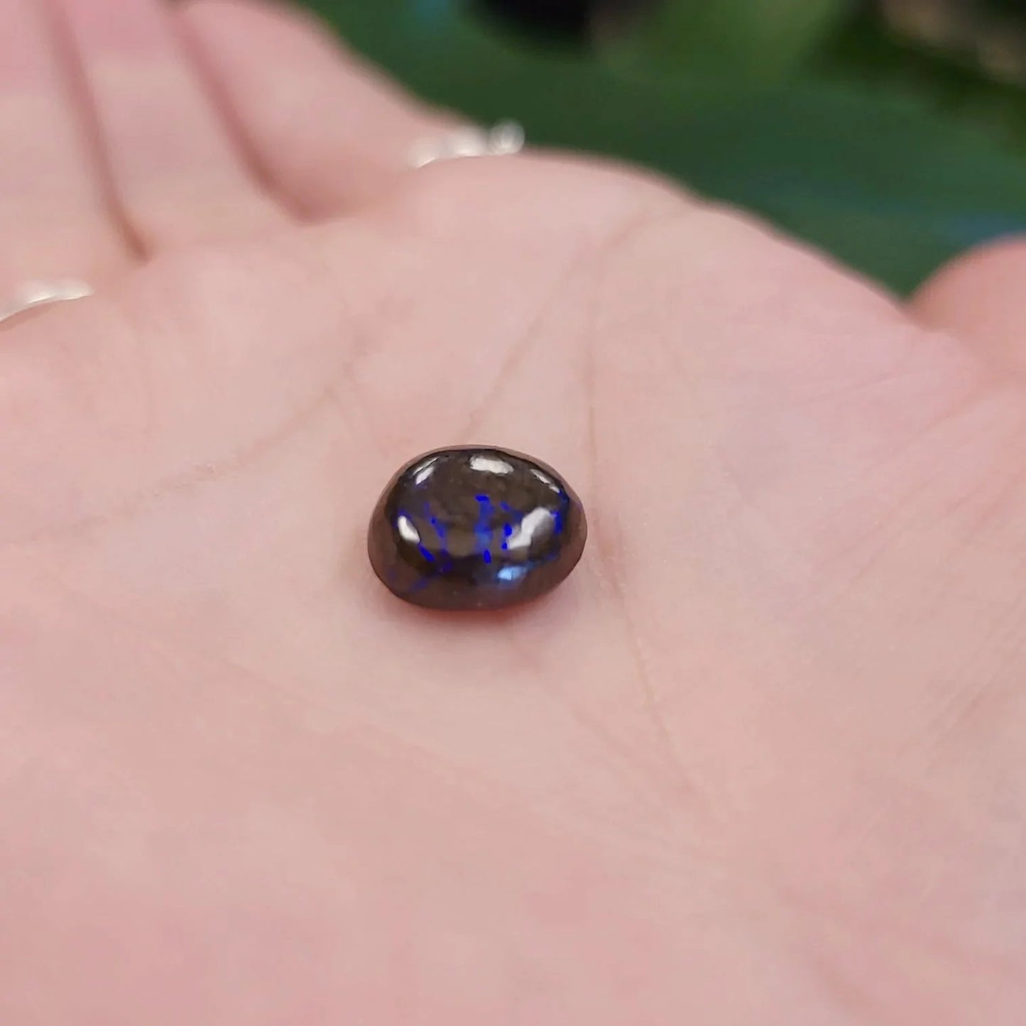 Purple Boulder Opal 6.0ct Cabochon Winton Matrix Round Polished Cut Stone - Elevated Metaphysical