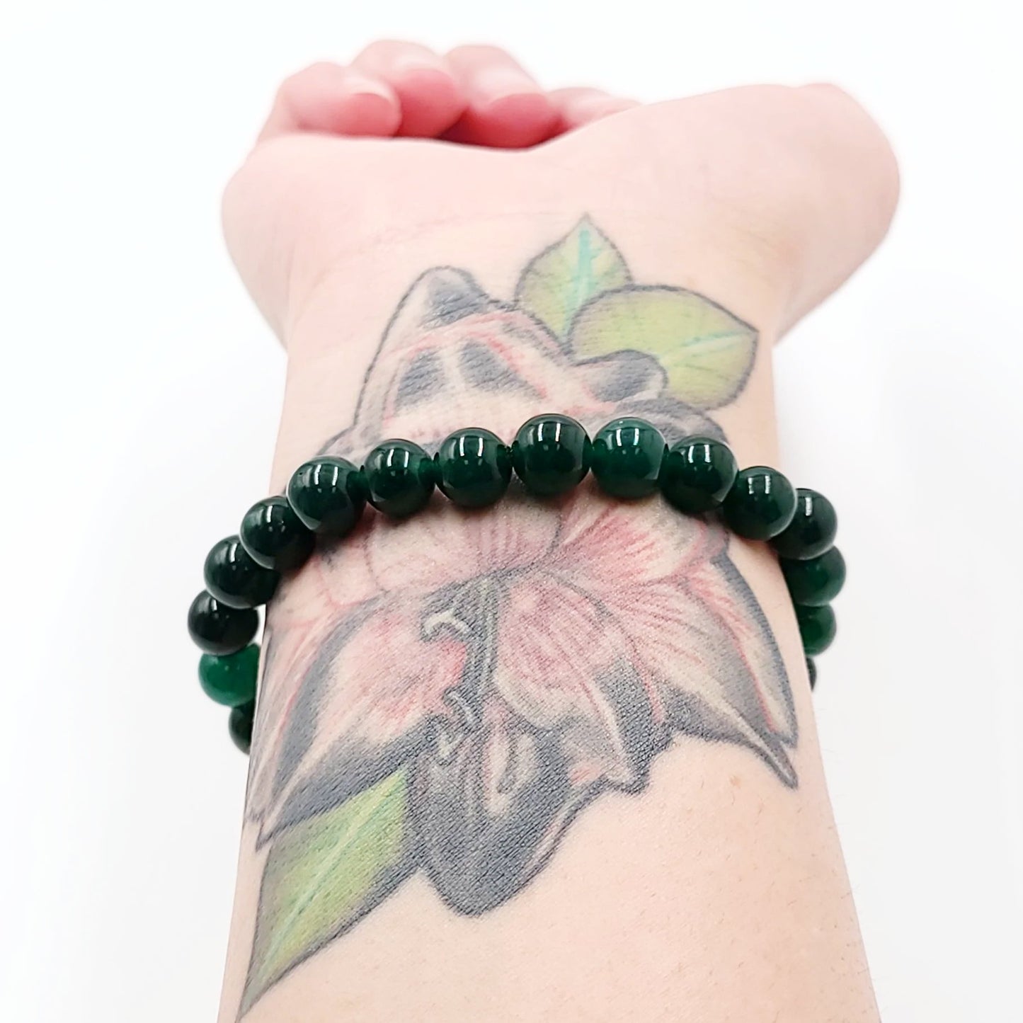 Jade Bead Bracelet 8mm