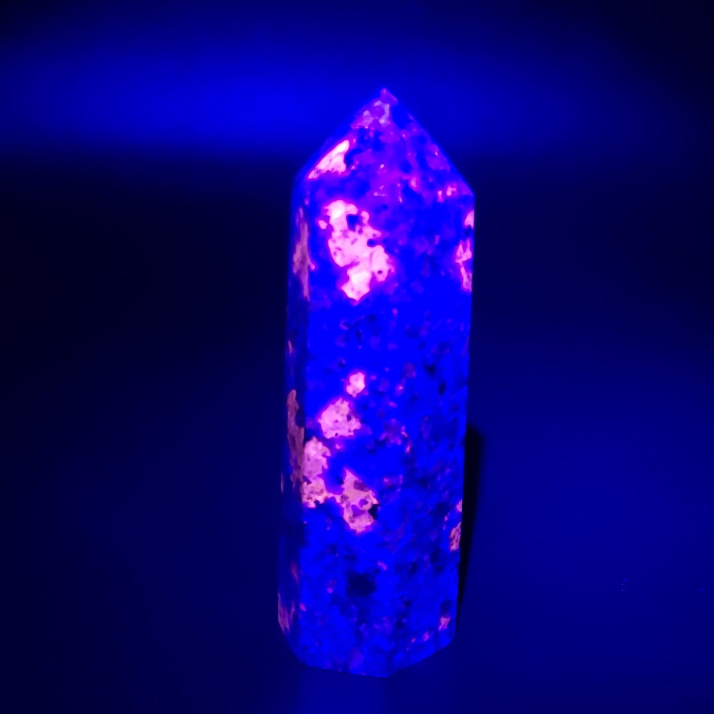 Yooperlite Tower Point 90mm 100g Emberlite Point - Elevated Metaphysical