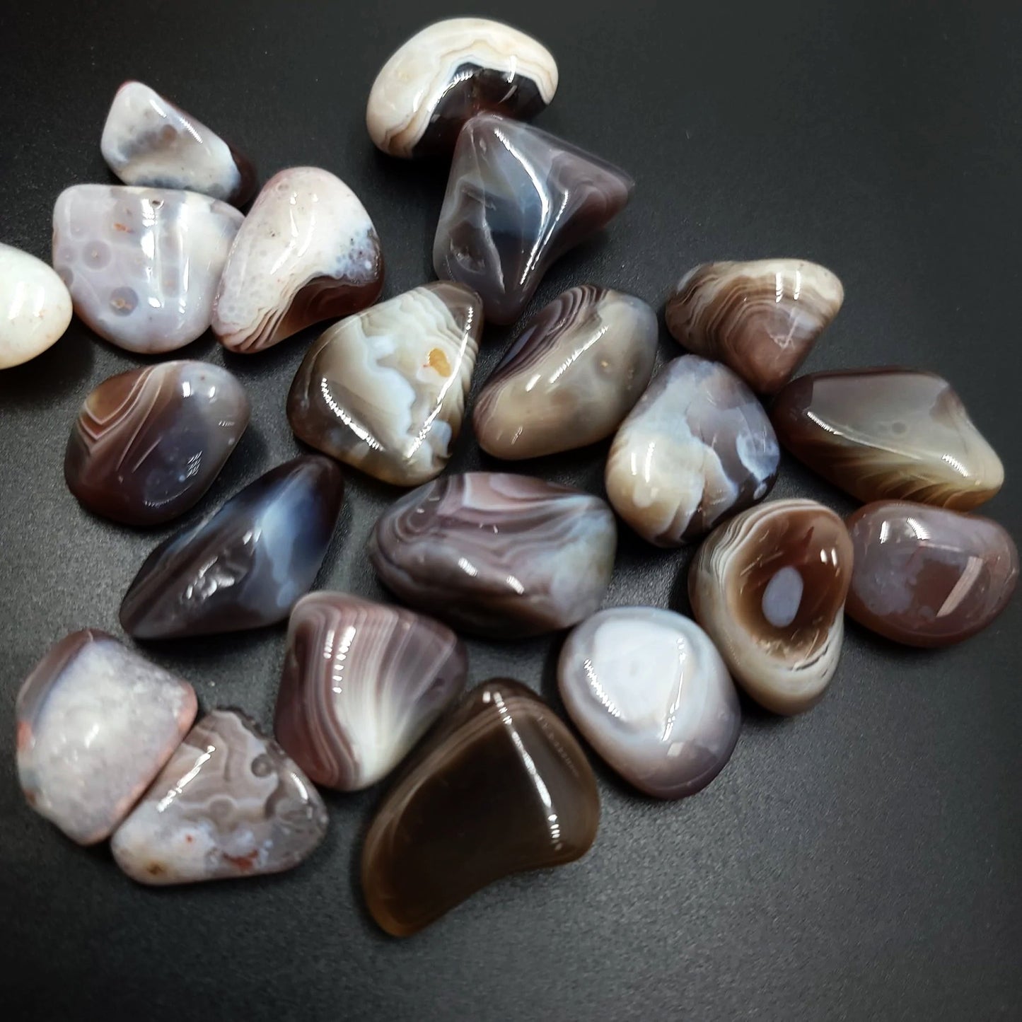 Botswana Agate Tumbled Stone Small