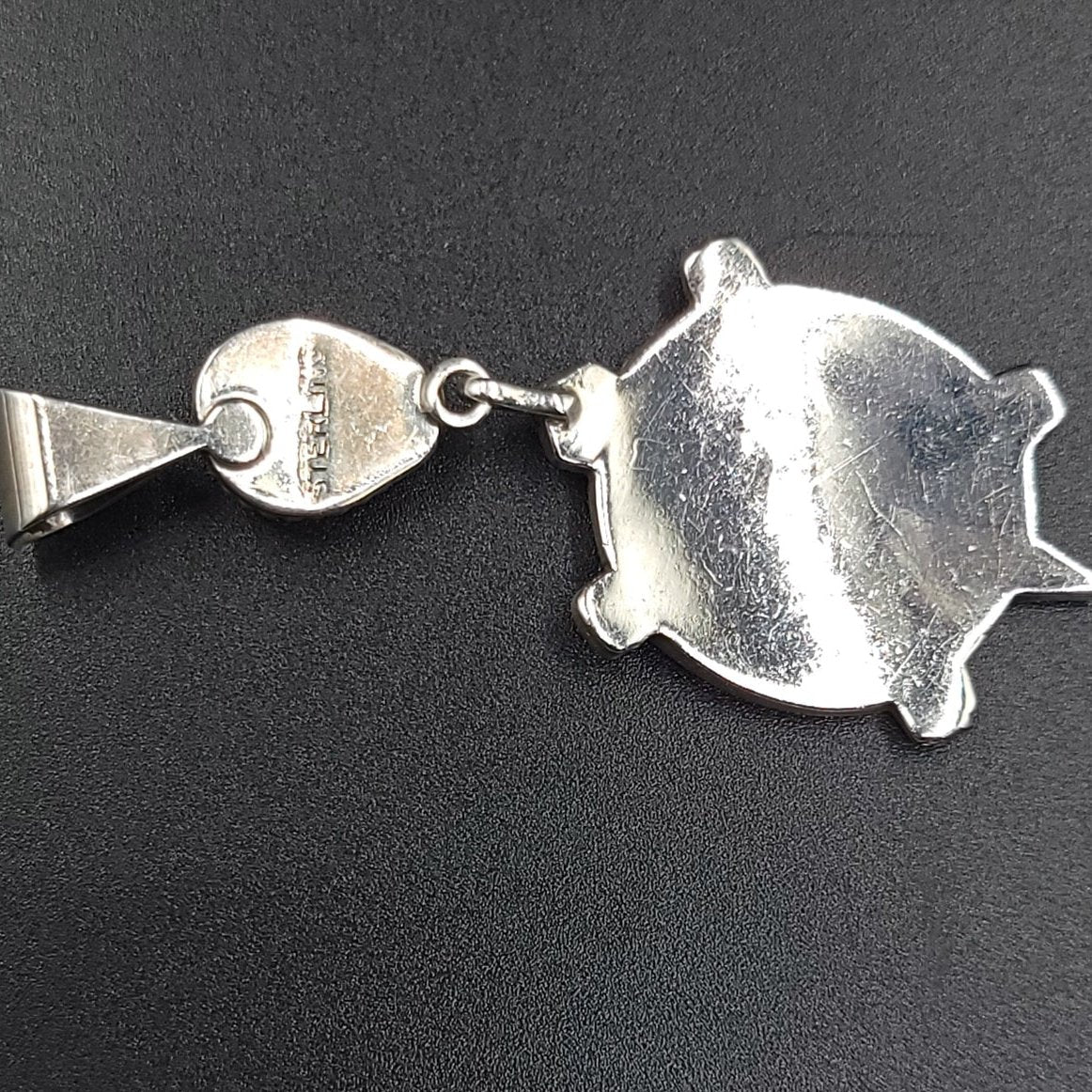 Turquoise Turtle Sterling Silver Pendant - Elevated Metaphysical