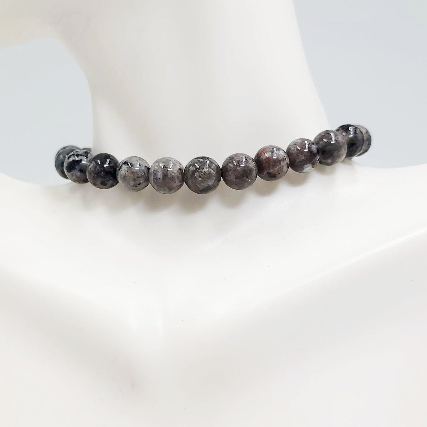 Yooperlite Bead Bracelet 8mm Emberlite UV Fluorescent - Elevated Metaphysical