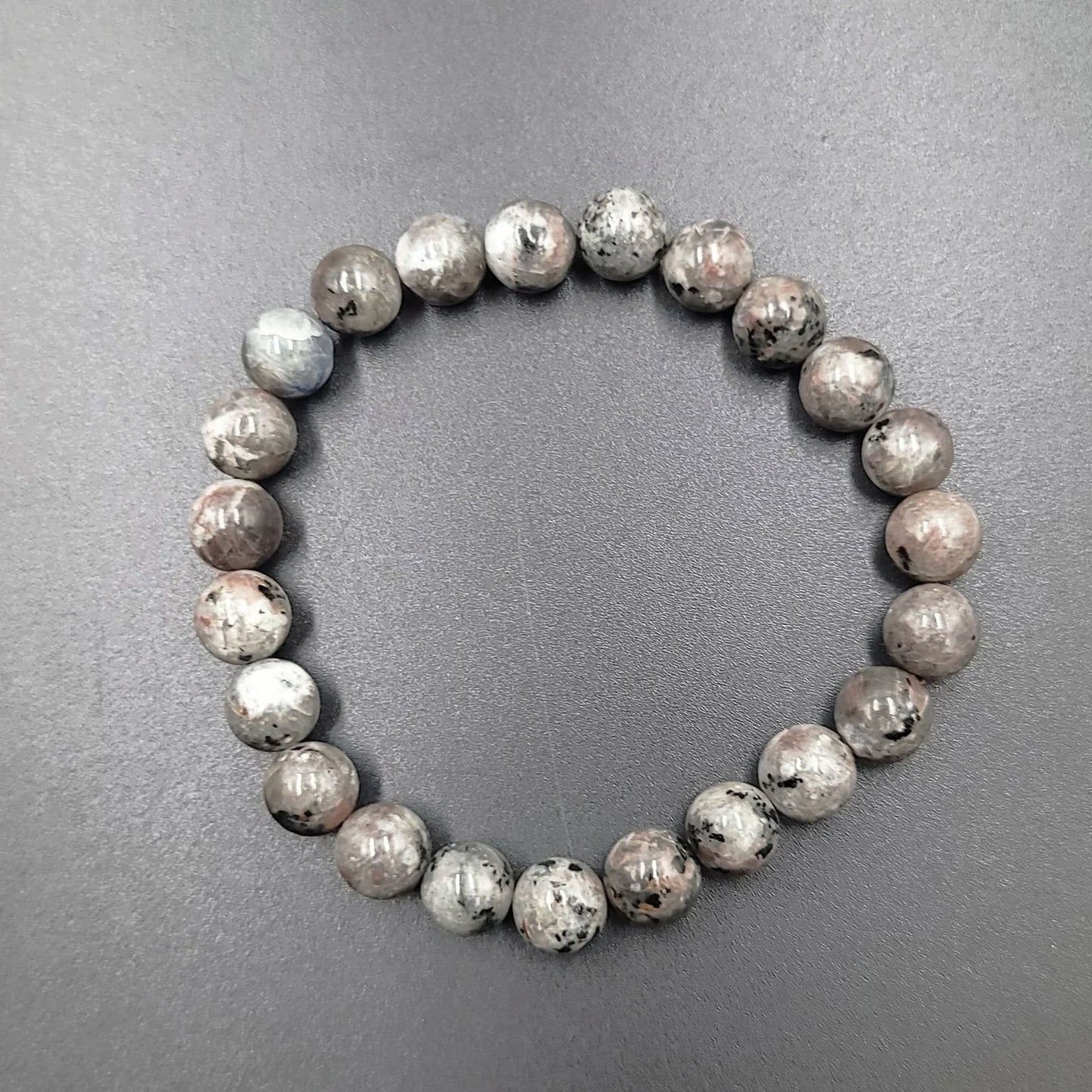 Yooperlite Bead Bracelet 8mm Emberlite UV Fluorescent - Elevated Metaphysical