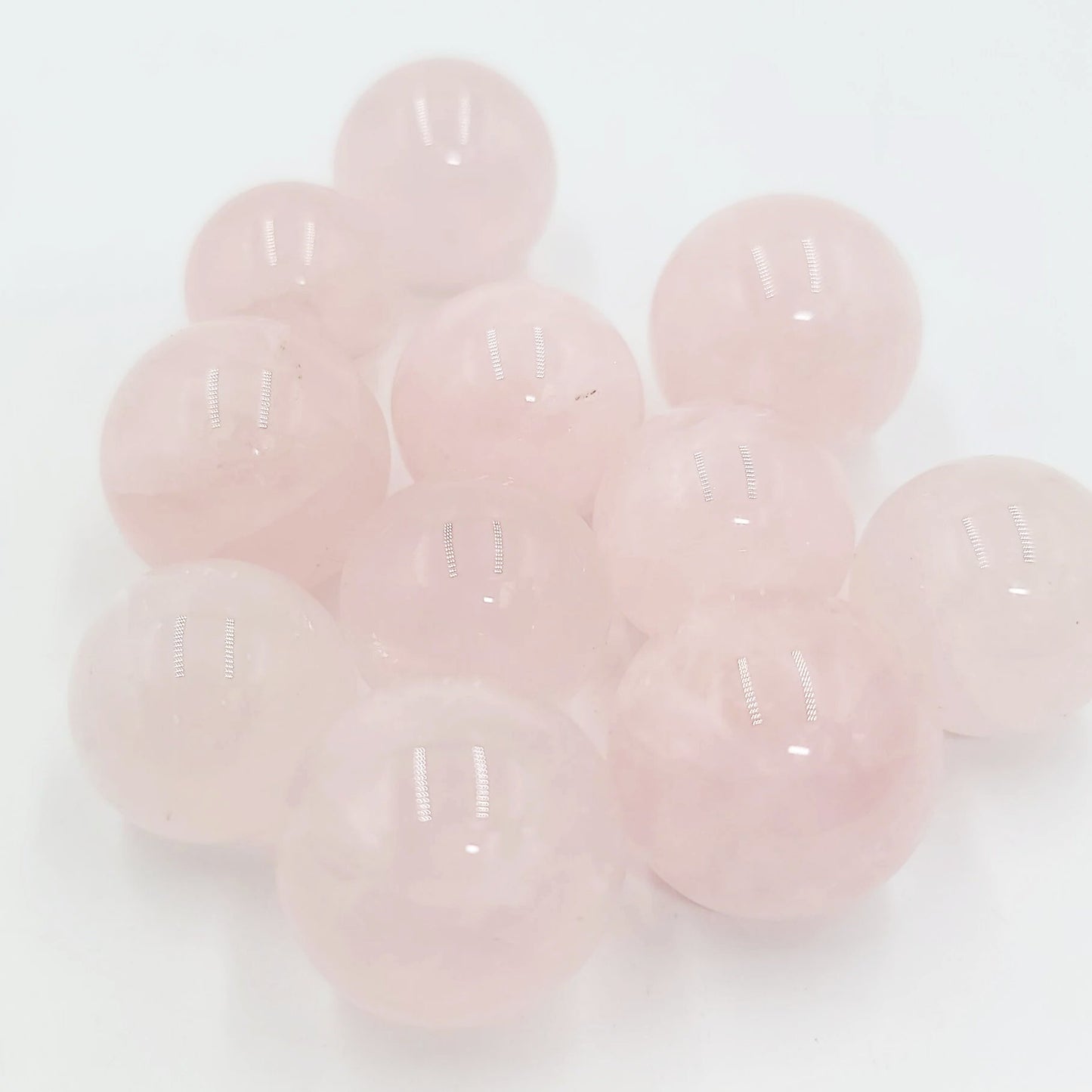 Rose Quartz Sphere 3" 25mm 0.75oz 20g - Elevated Metaphysical