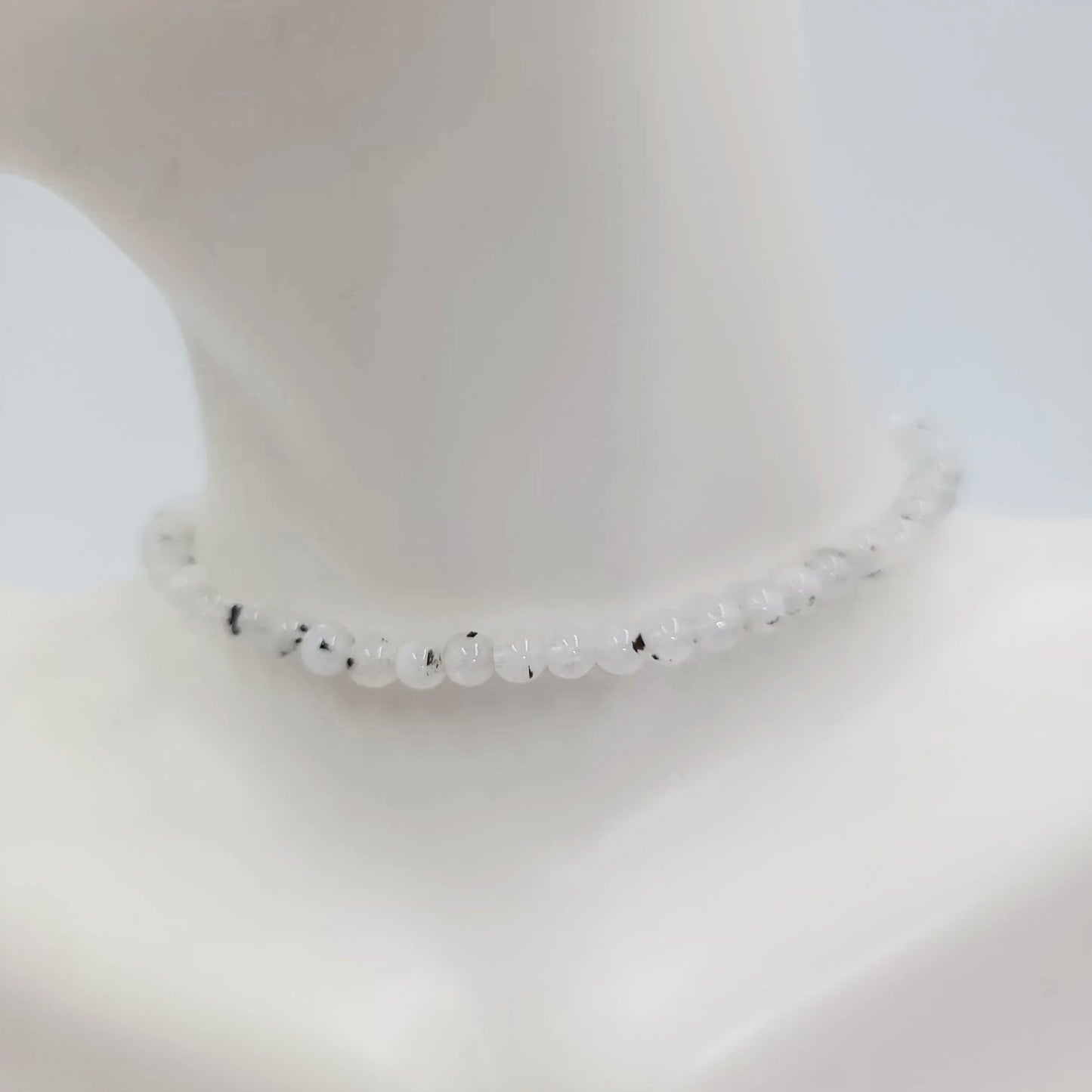 Rainbow Moonstone Bead Bracelet 4mm - Elevated Metaphysical