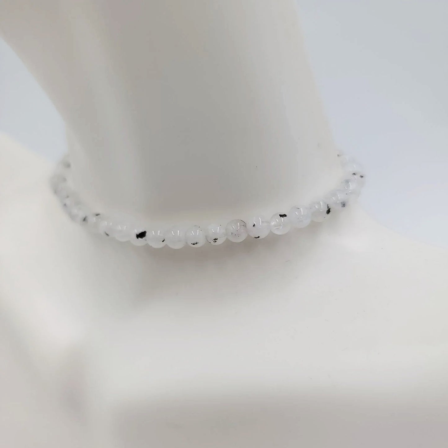 Rainbow Moonstone Bead Bracelet 4mm - Elevated Metaphysical