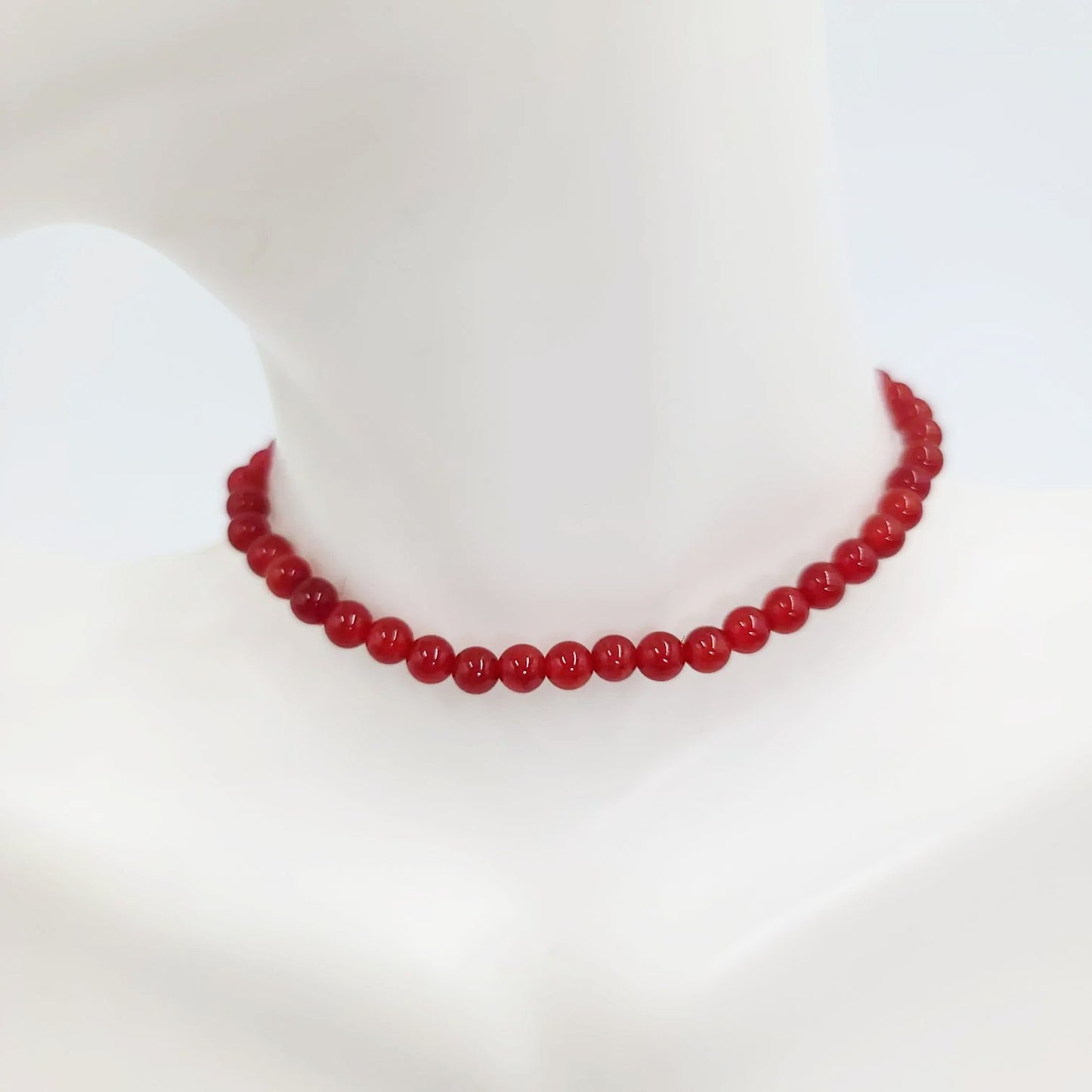 Carnelian Bead Bracelet 4mm - Elevated Metaphysical