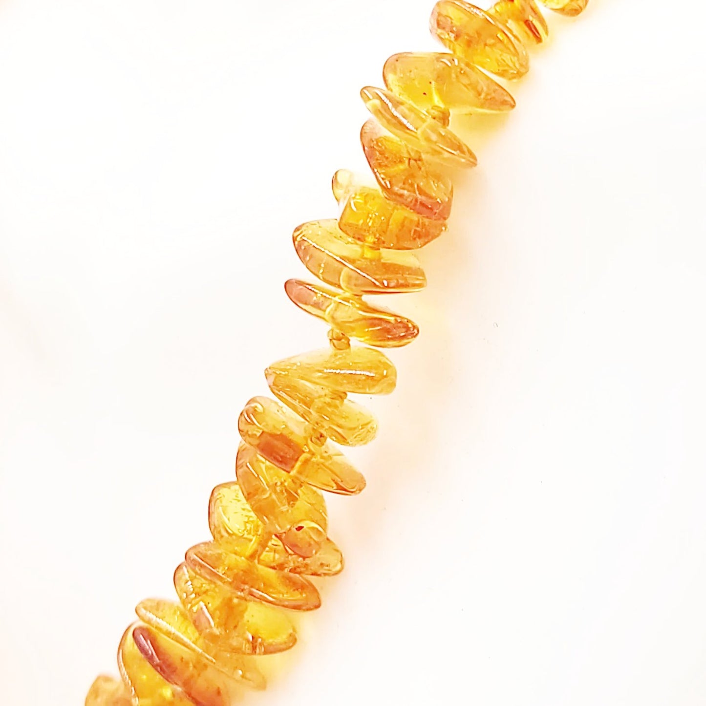 Amber Chip Necklace Graduated 26" - Elevated Metaphysical