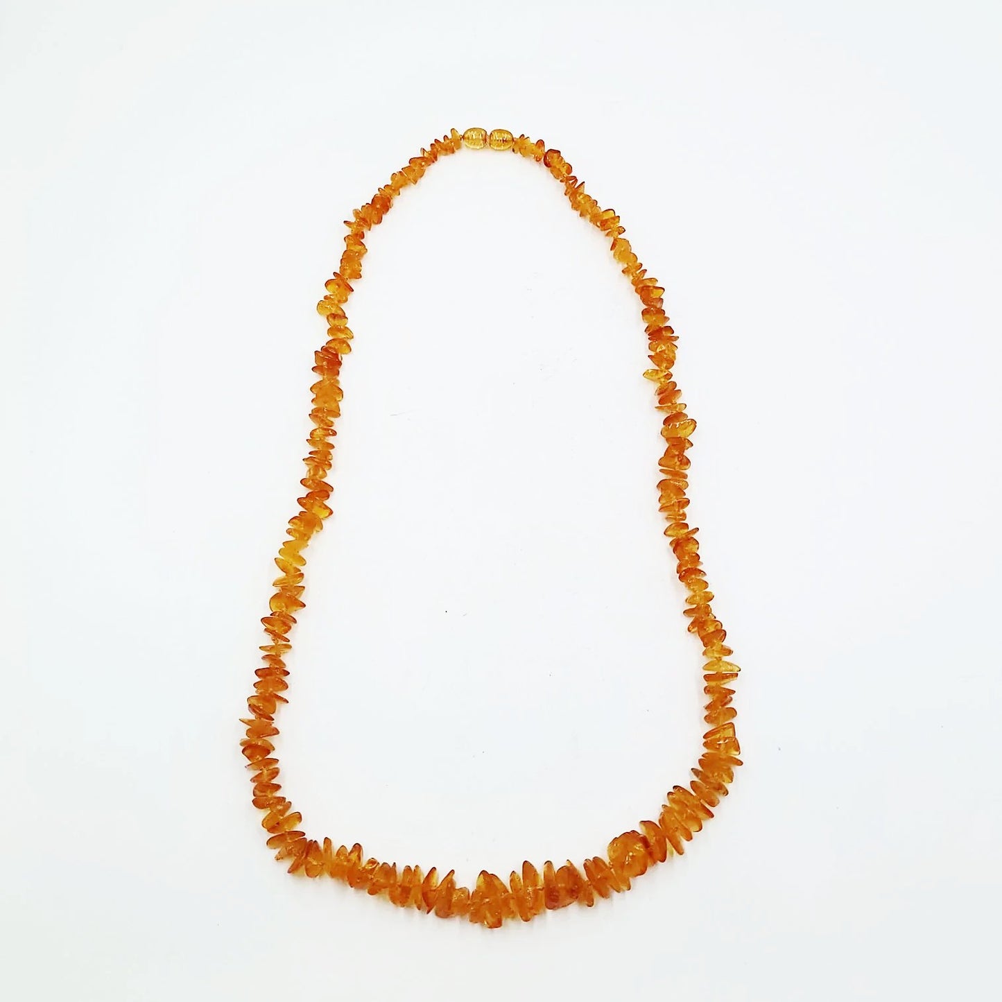 Amber Chip Necklace Graduated 26" - Elevated Metaphysical