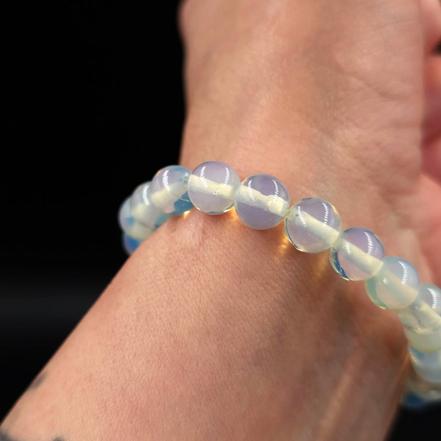 Opalite Bead Bracelet 8mm - Elevated Metaphysical