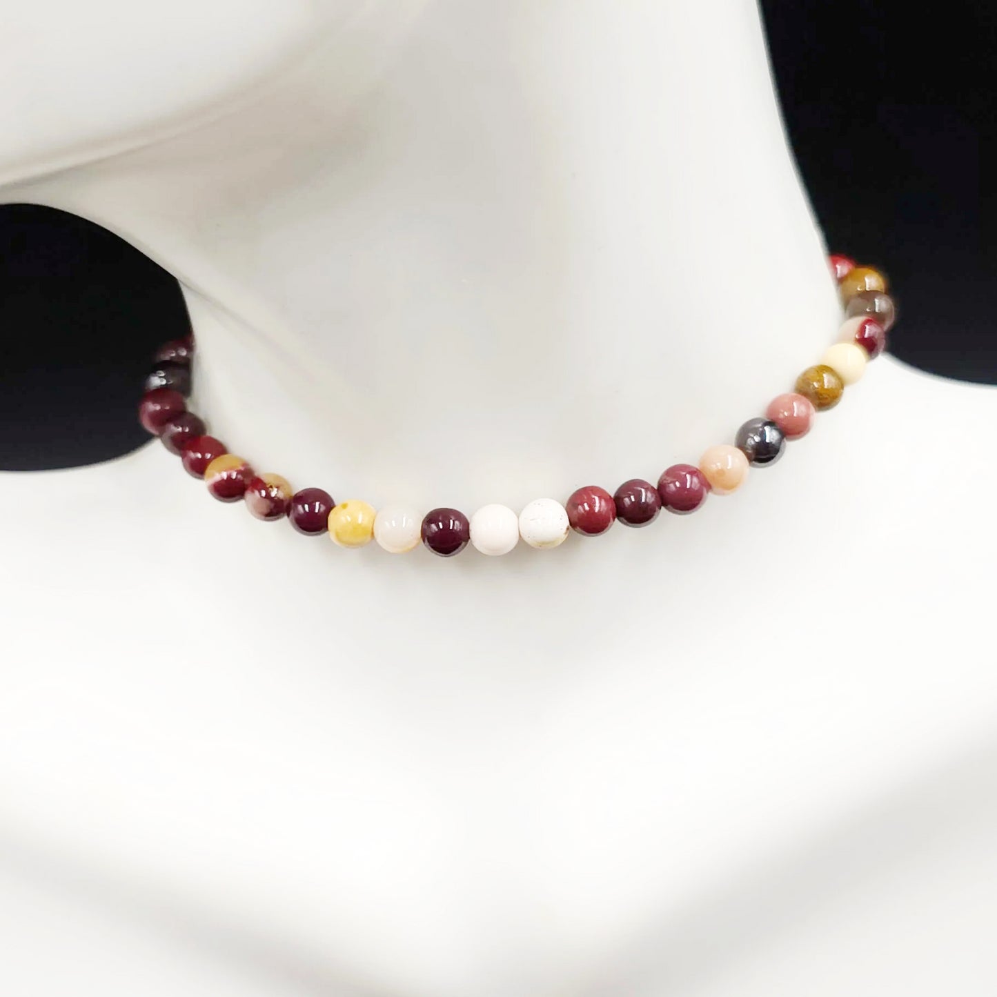 Mookaite Bead Bracelet 4mm