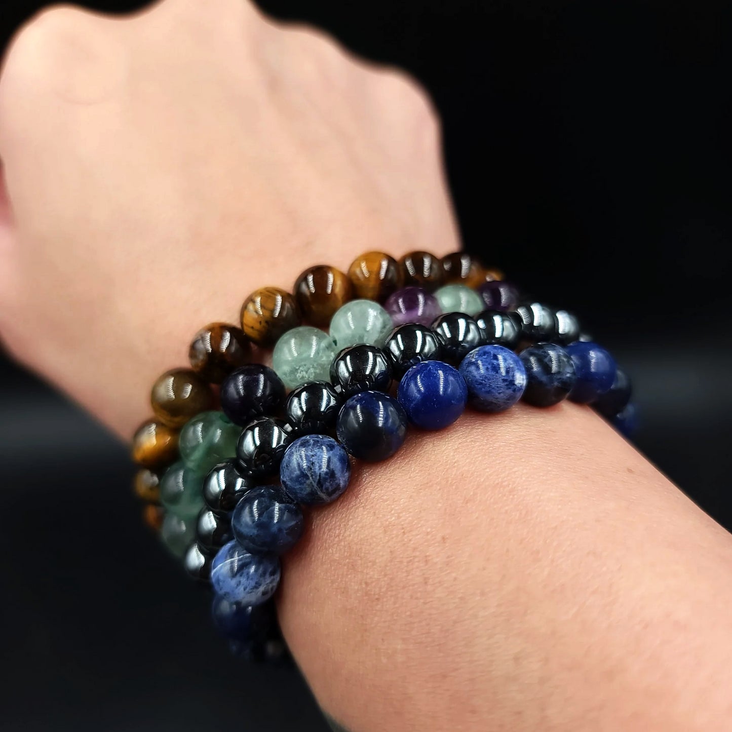 Worry About Yourself! - Focus Bracelet Set 8mm Bead Bracelet - Elevated Metaphysical