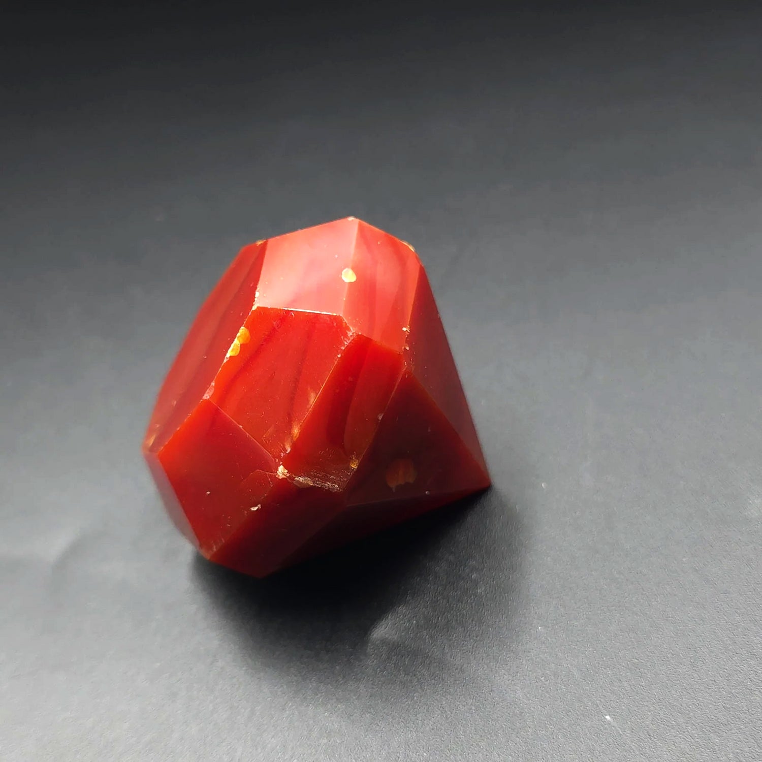 Carnelian Diamond Figurine 2" 50mm - Elevated Metaphysical