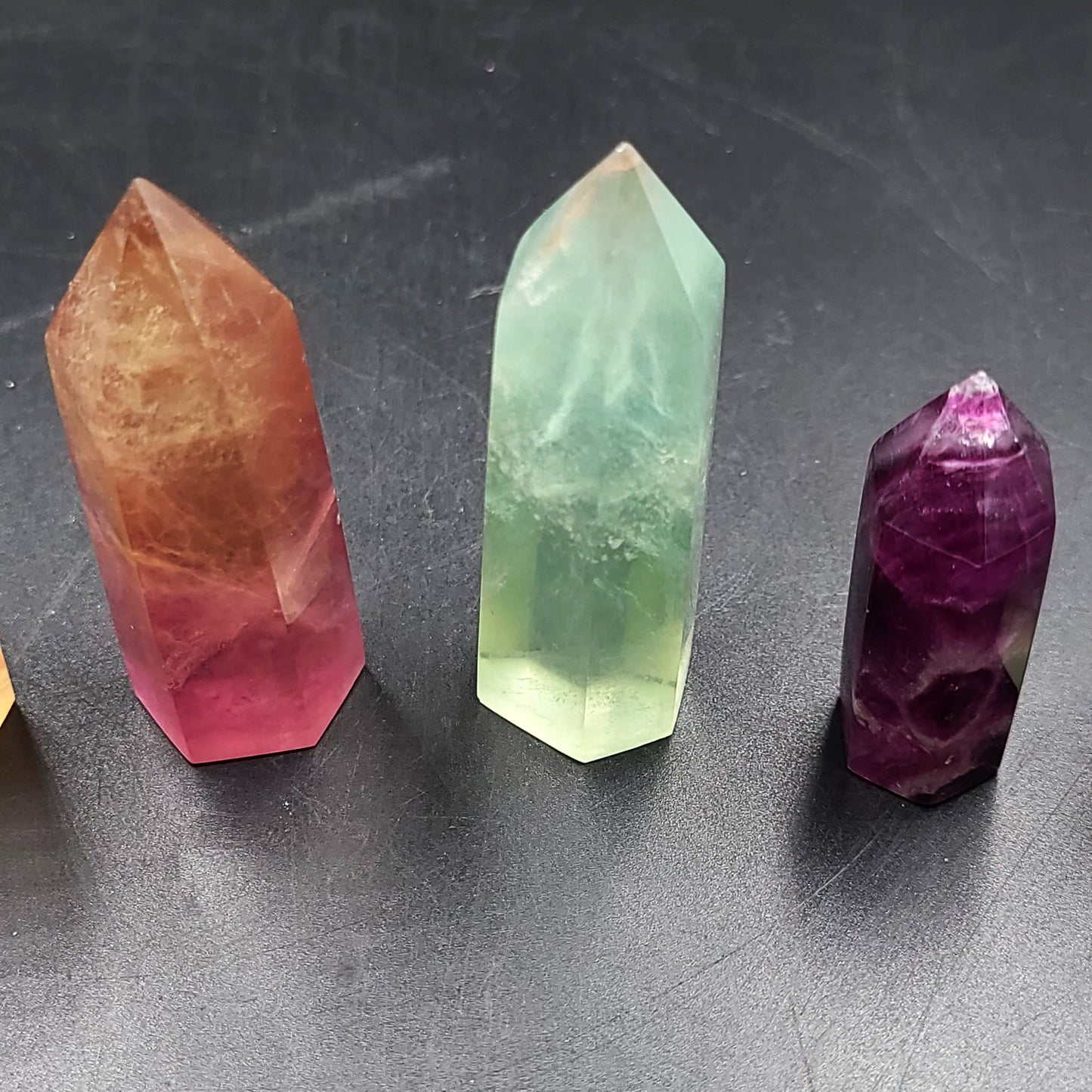 Candy Fluorite Tower Point 75mm 3"